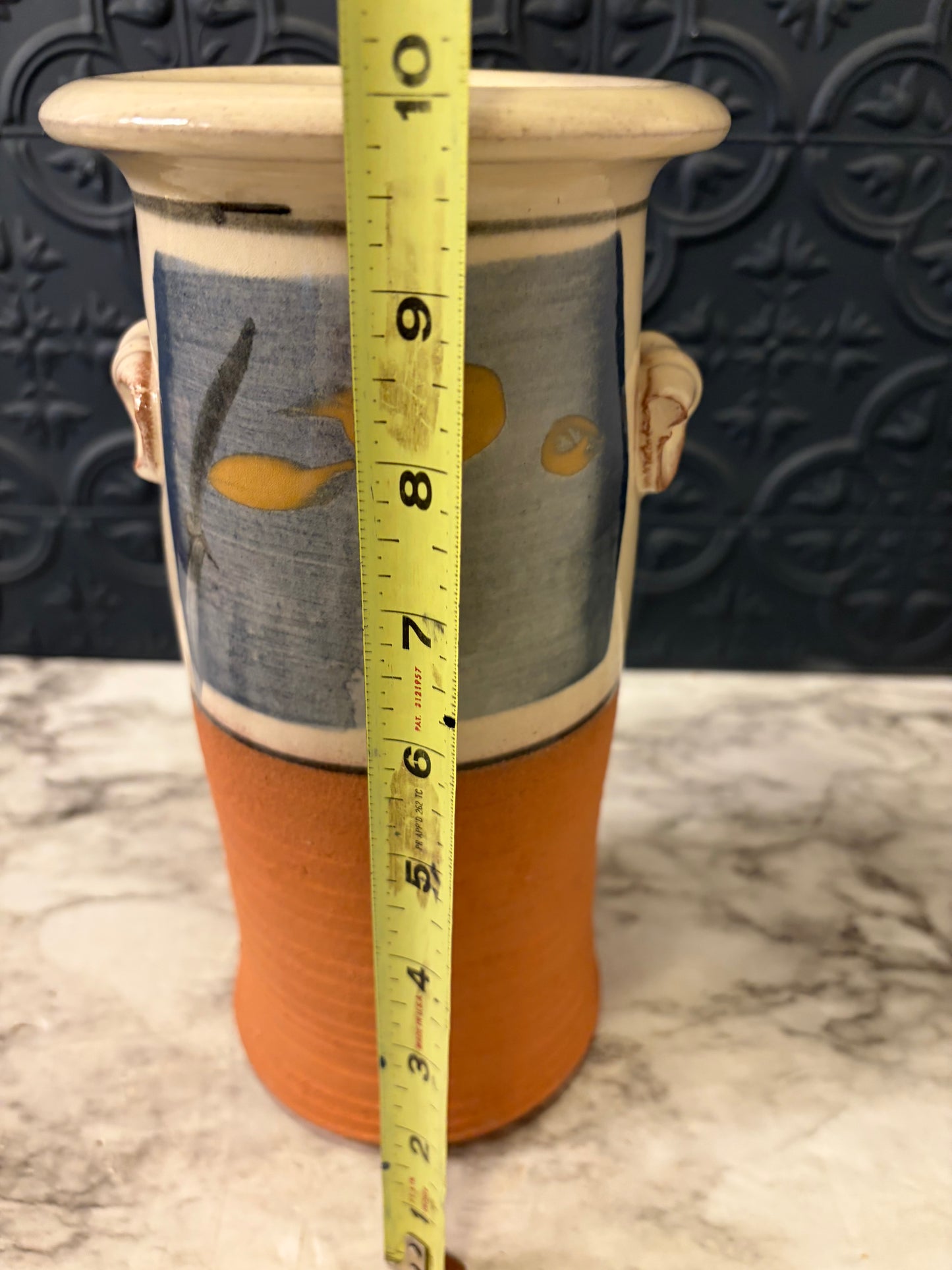 Studio Pottery Stoneware Canister Vase