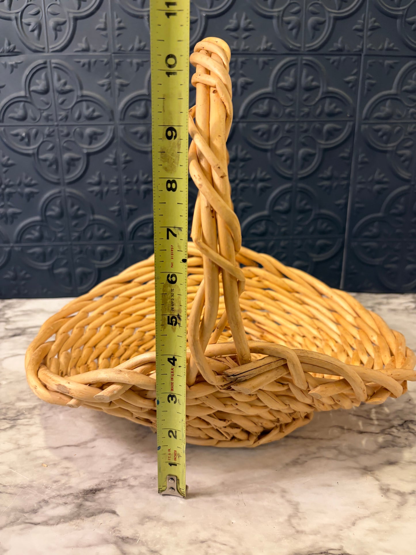 Thick Wicker Gathering Basket