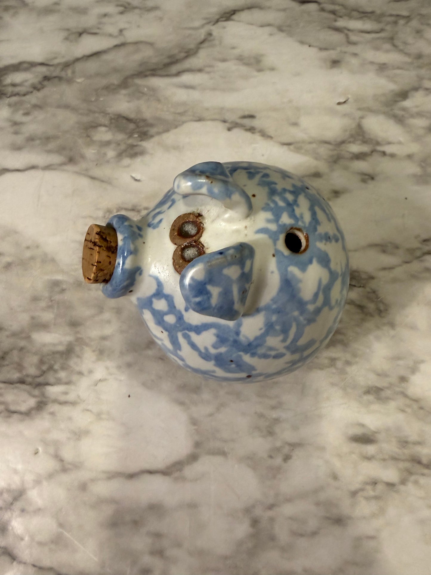 Spongeware Style Piggy Bank Small