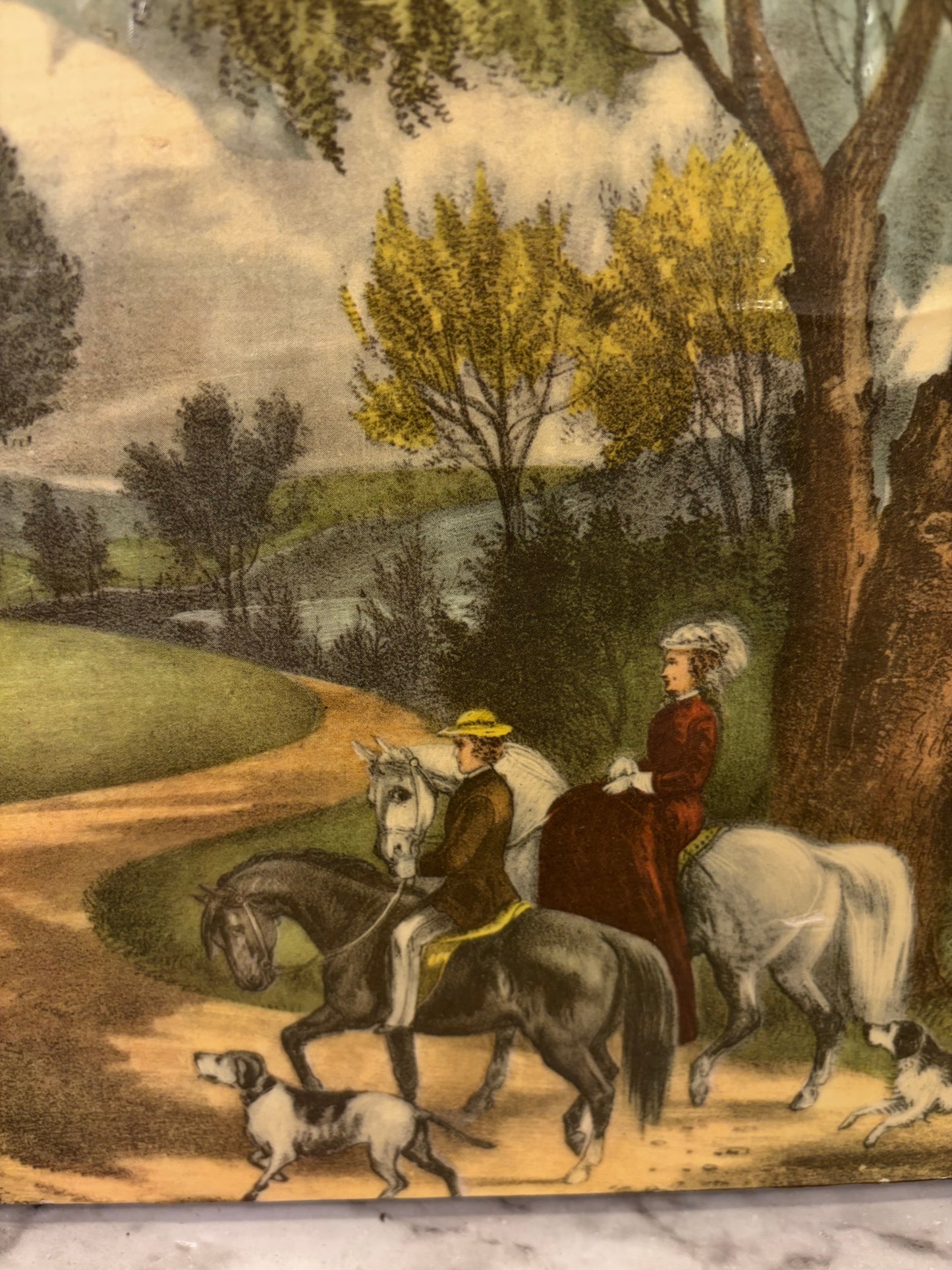 Summer in the Country Print on Wood