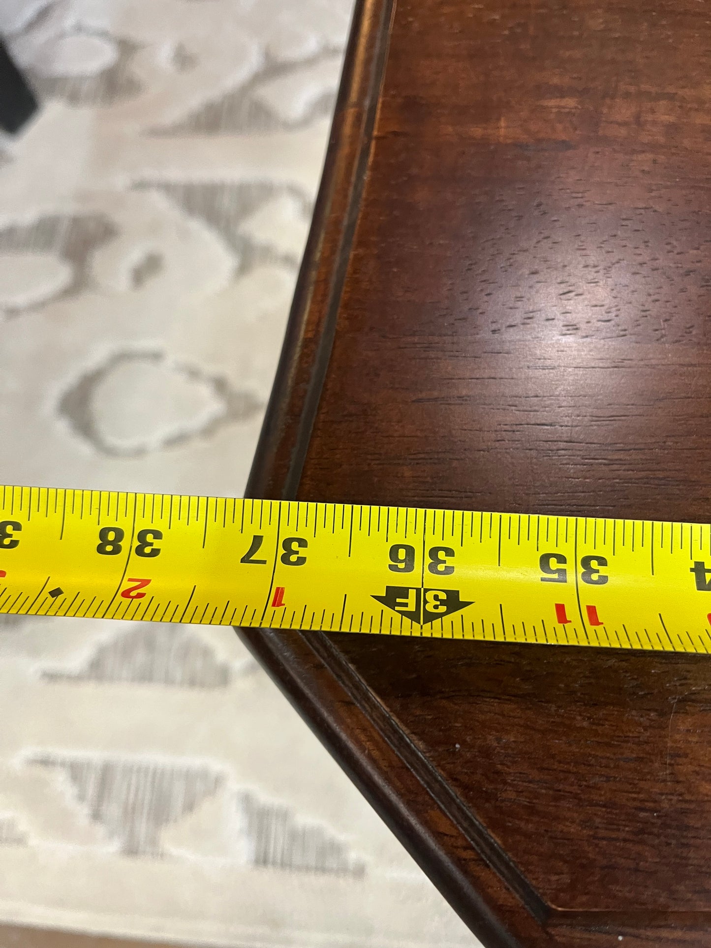 Dark Wood  Rectangle Coffee Table