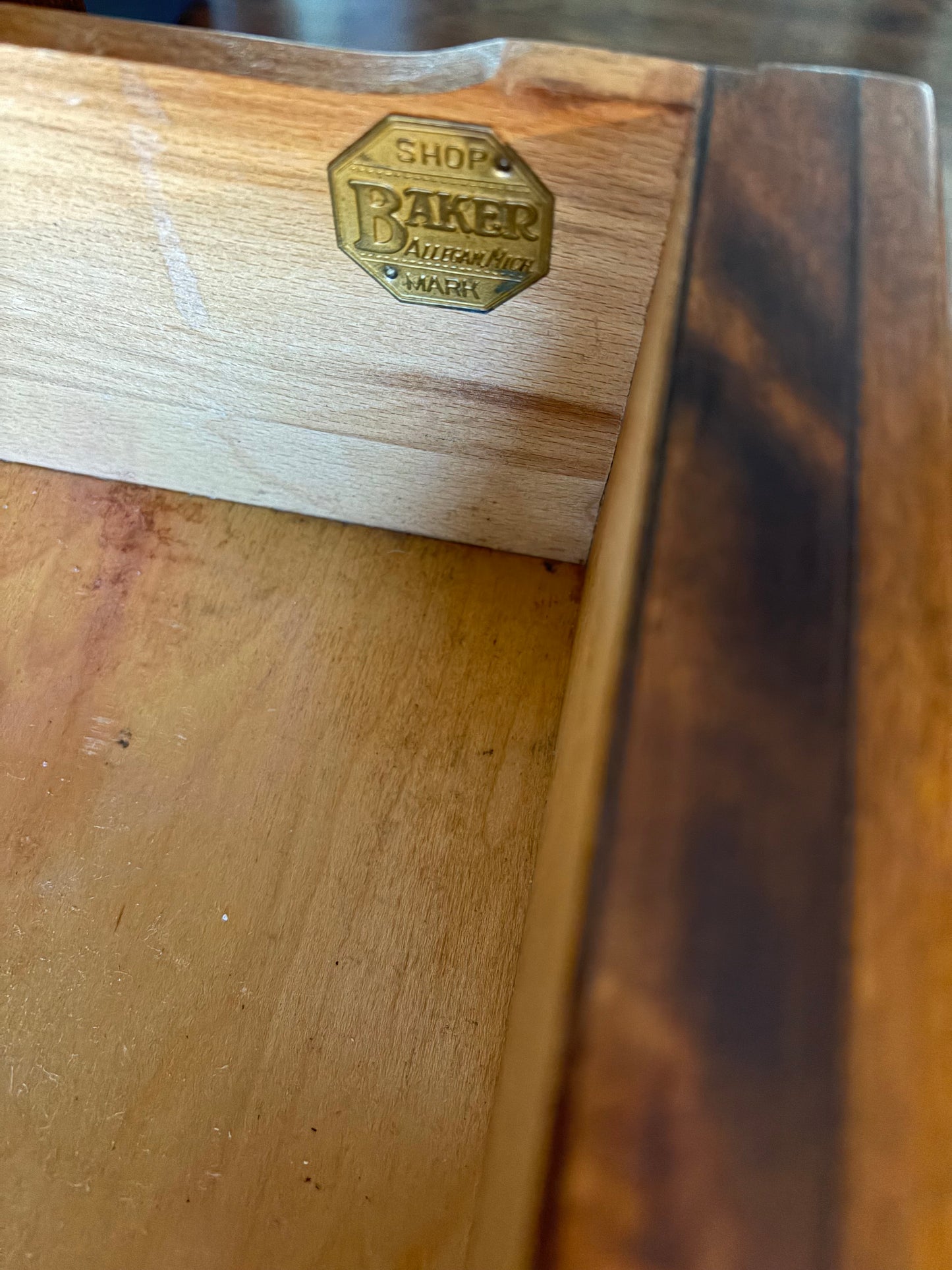 Buffet by Baker with Black Paint Accents