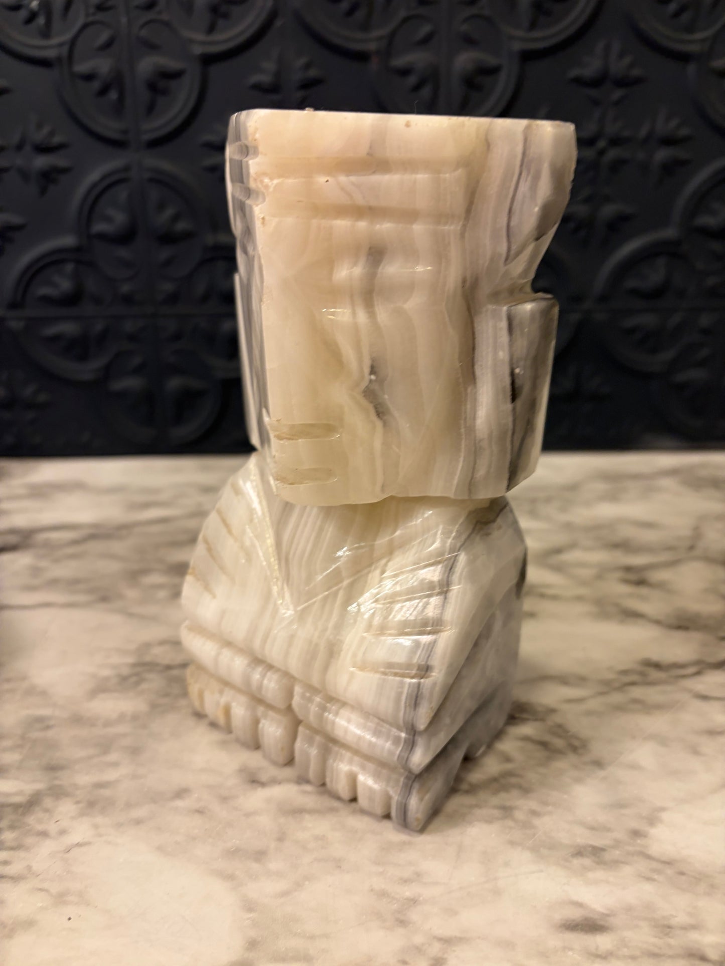 Onyx Tiki Bookend - One