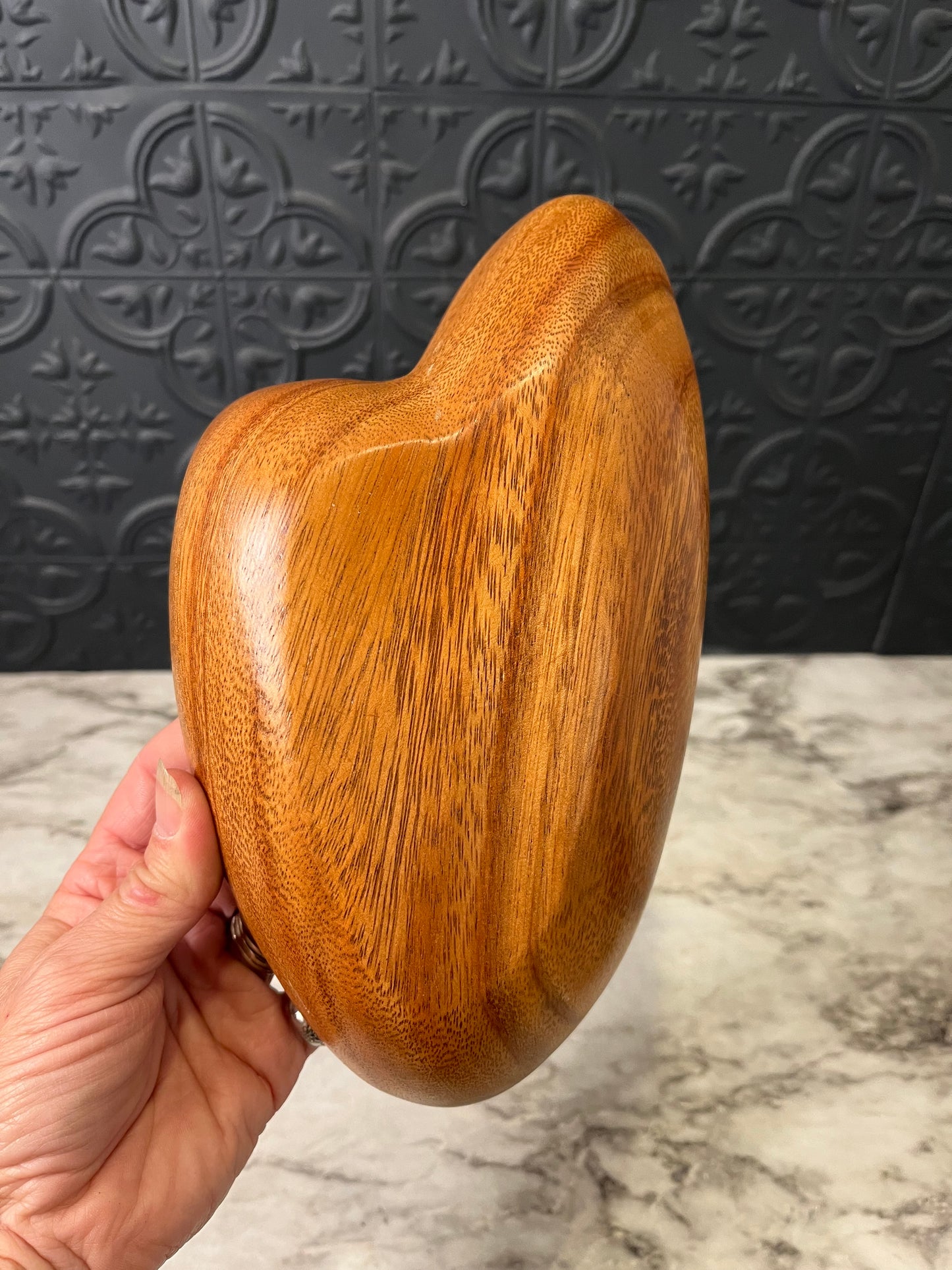 Atomic Shape Wood Bowl