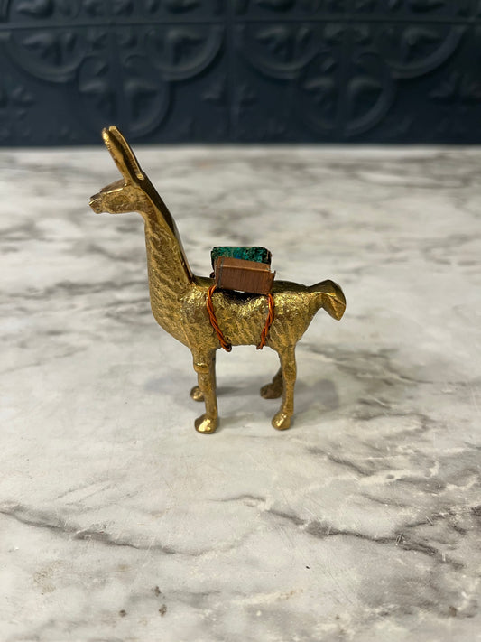 Mini Brass Alpaca