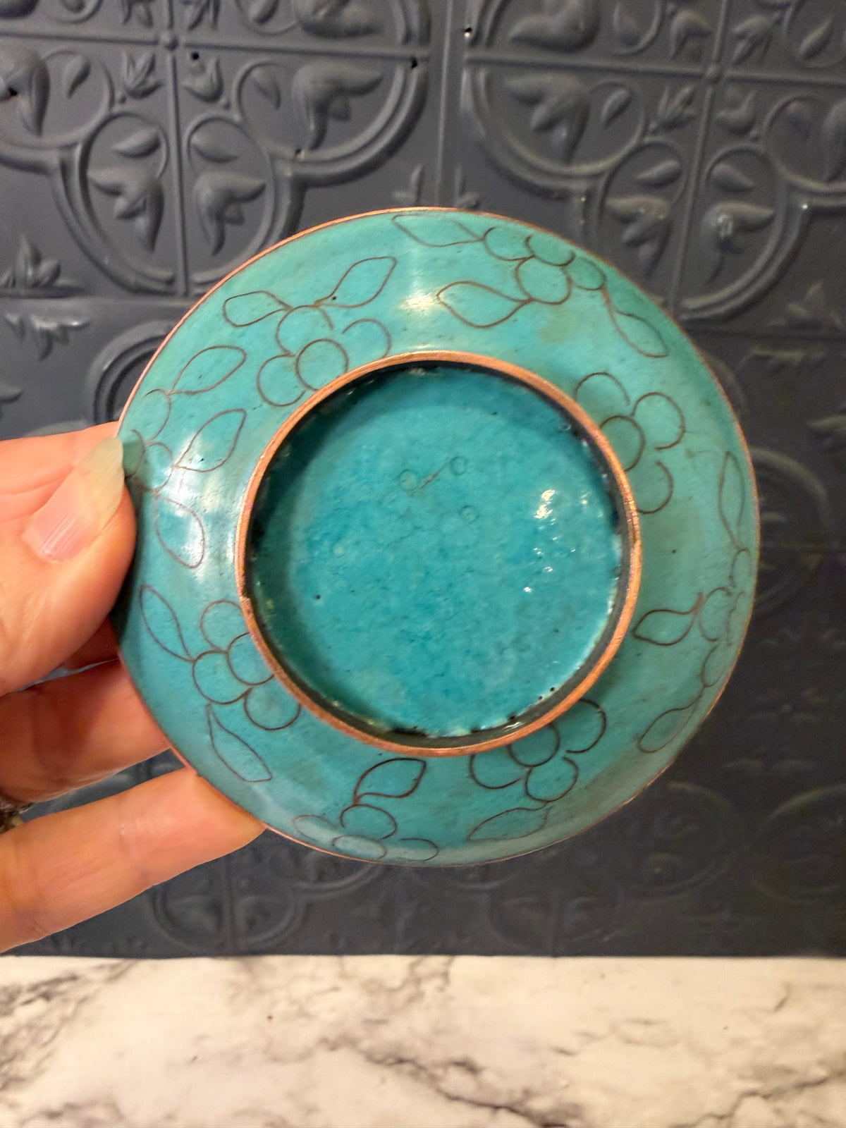 3.75" Cloisonne Dish