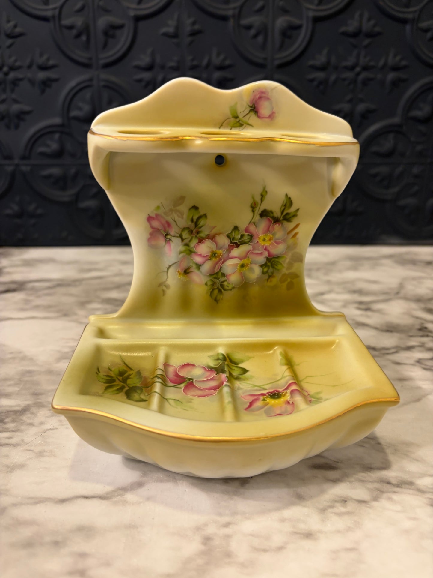 Nippon Porcelain Brush Soap Holder