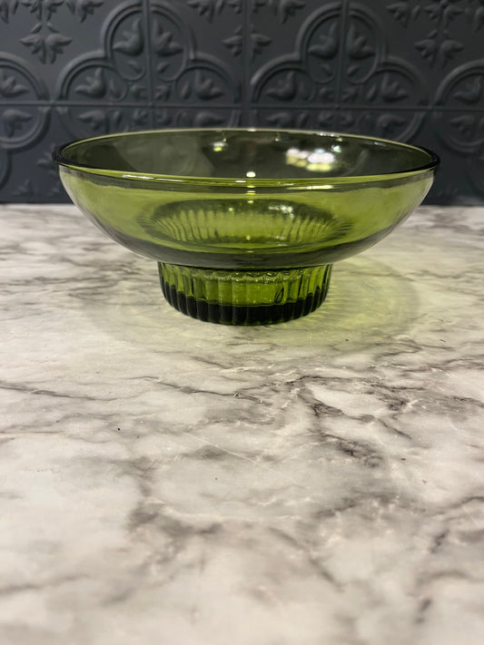 Depression Glass Avacado Green Bowl