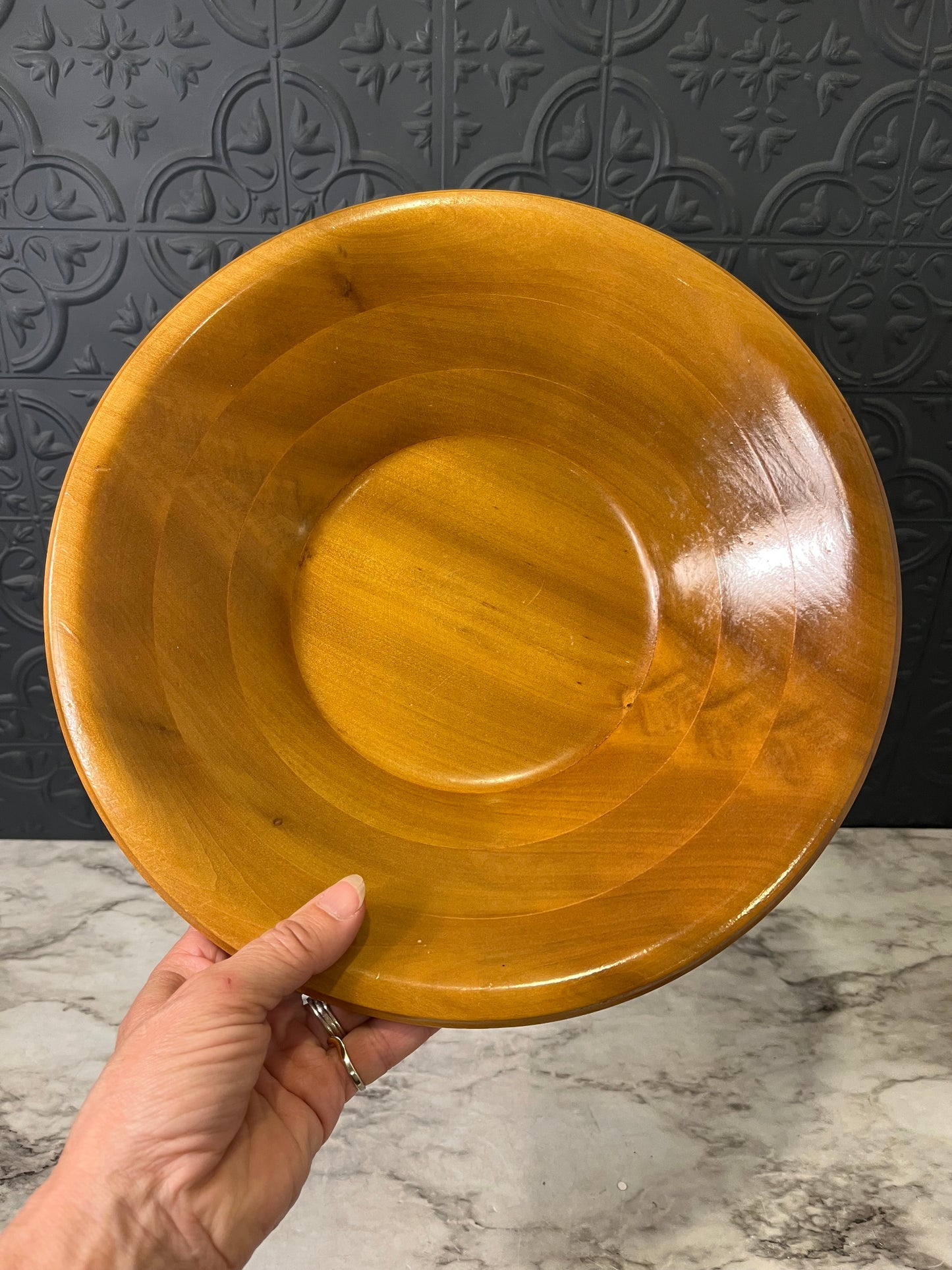 Medium Wood Bowl 12"