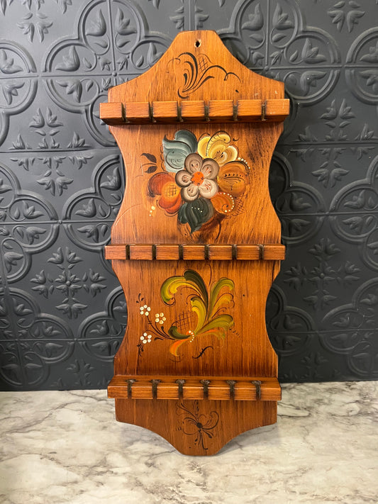 Spoon Rack with Toll Painting