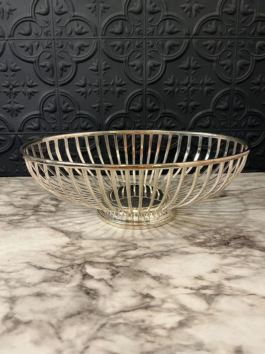 Vintage Zinc Alloy Bread Basket