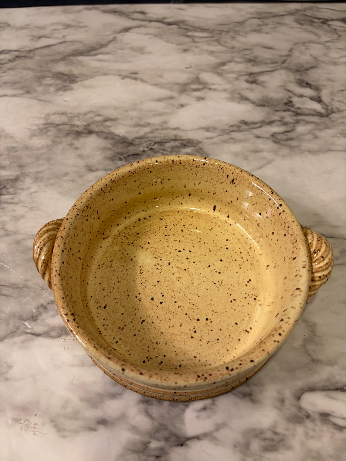 Thomas Pottery Yellow Baking Dish