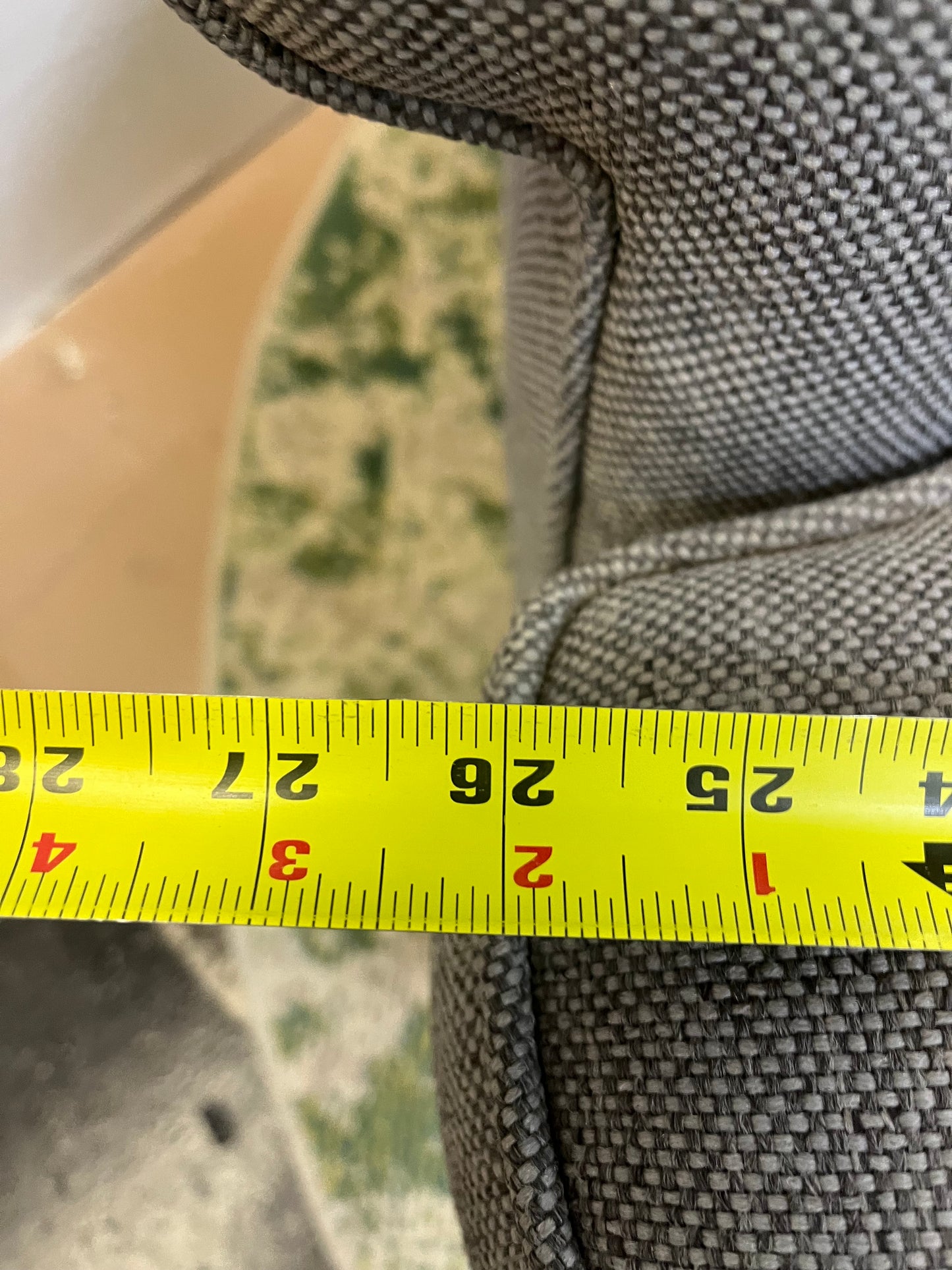 Wingback Arm Chair Gray