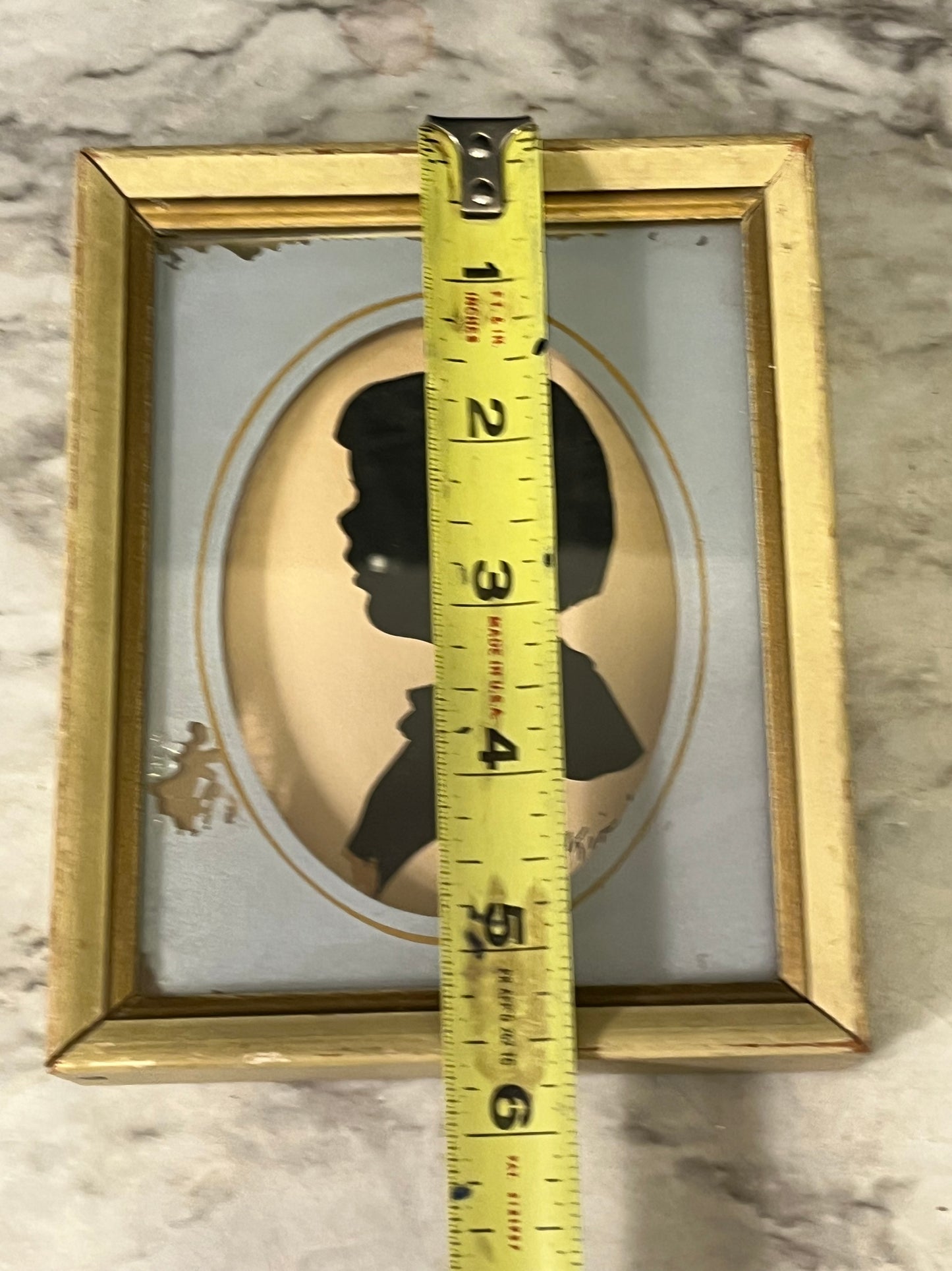 "Kim" Silhouette Framed