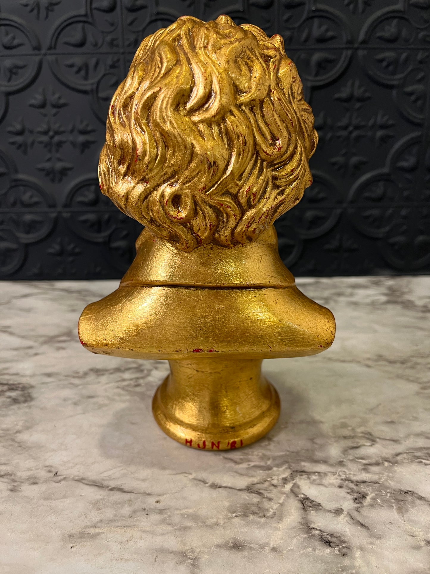 Gold Bust of Beethoven 8.5”