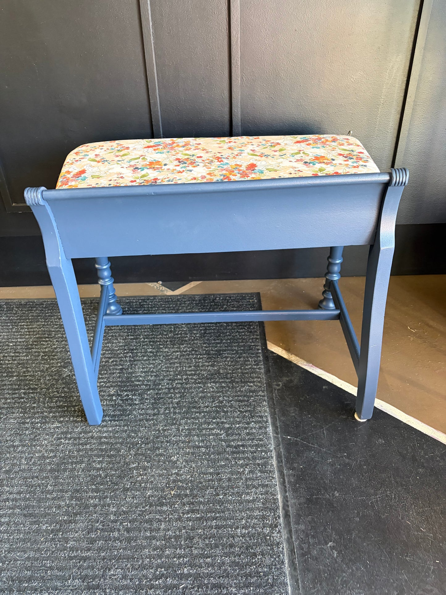 Vintage Vanity Bench Refinished