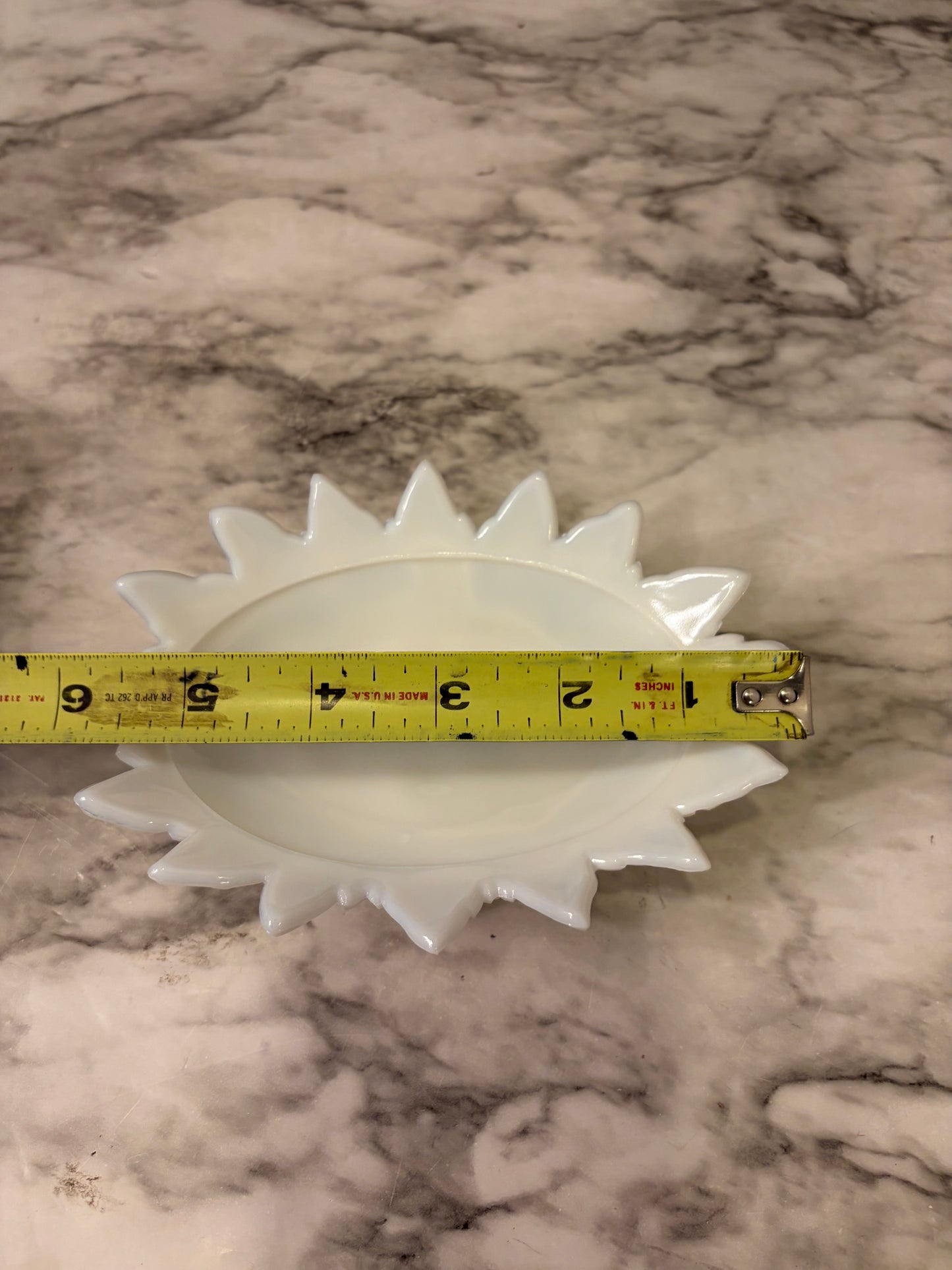 Milk Glass Westmoreland Leaf Soap Dish