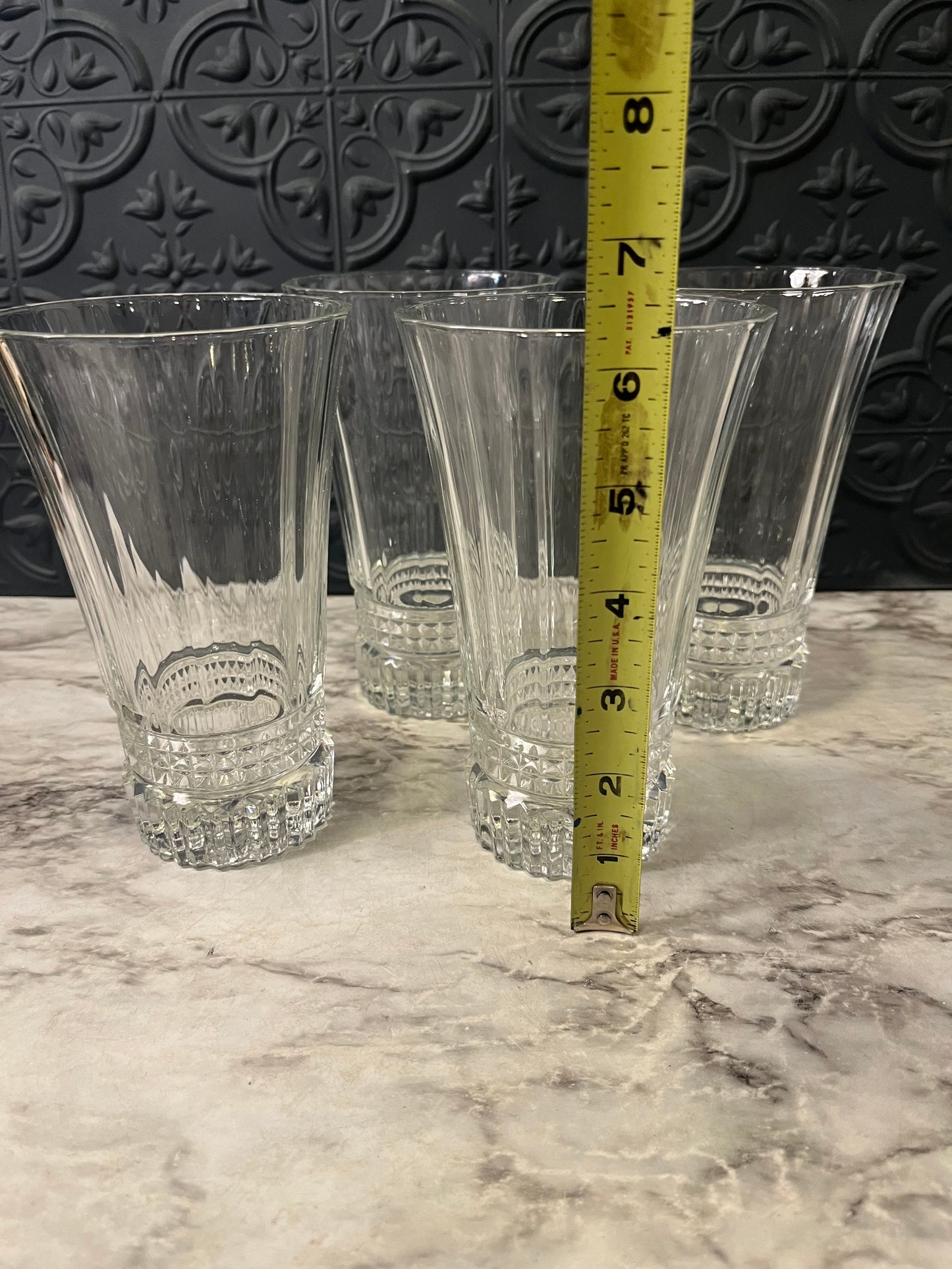 Cristal D'arques Durand Victoria Glasses x 4
