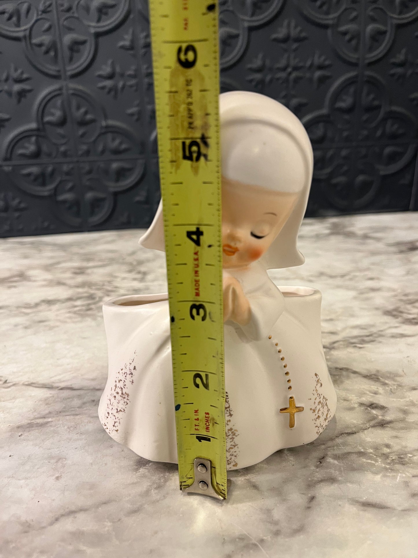 Napco Praying Nun Planter