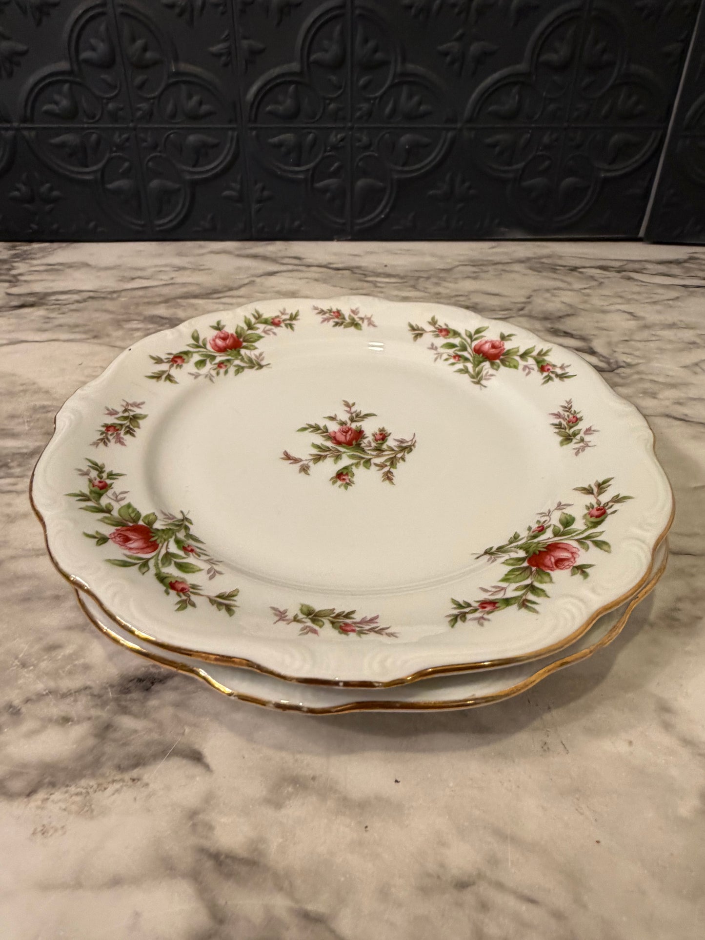 Haviland Plates 8" Set of 2 AS IS