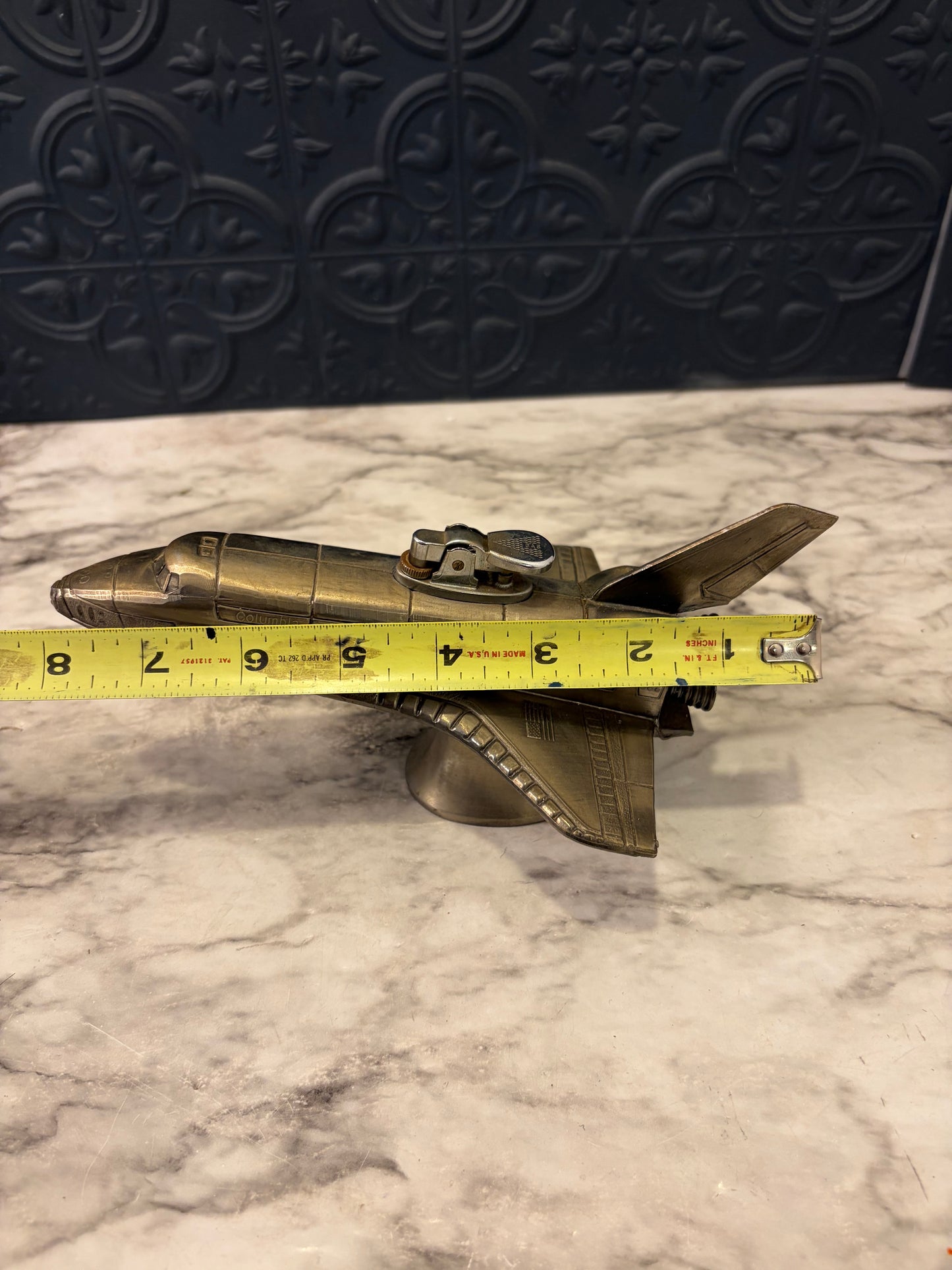 Vintage NASA Columbia Space Shuttle Tabletop Lighter