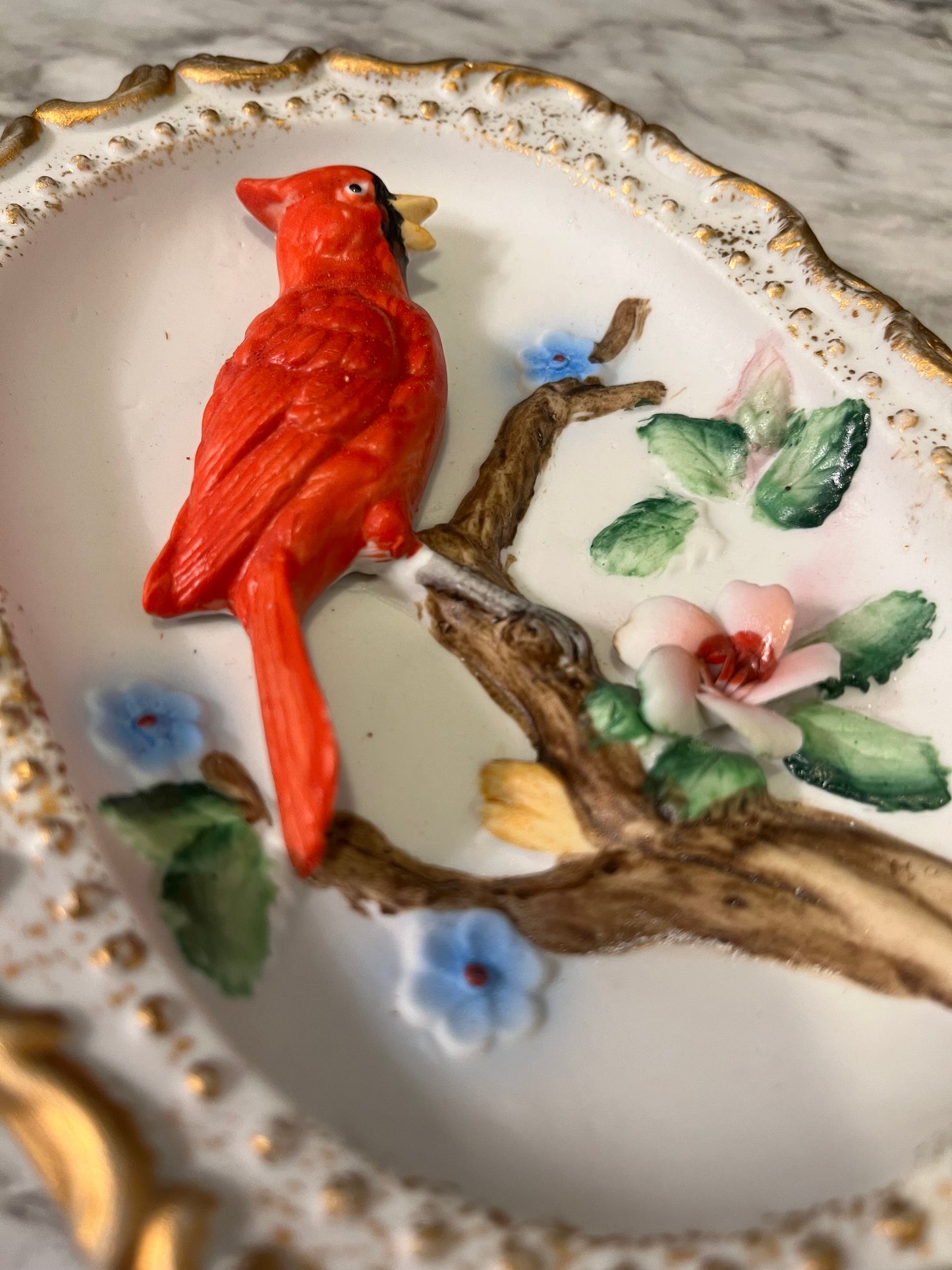 Homco Cardinal Wall Plaque