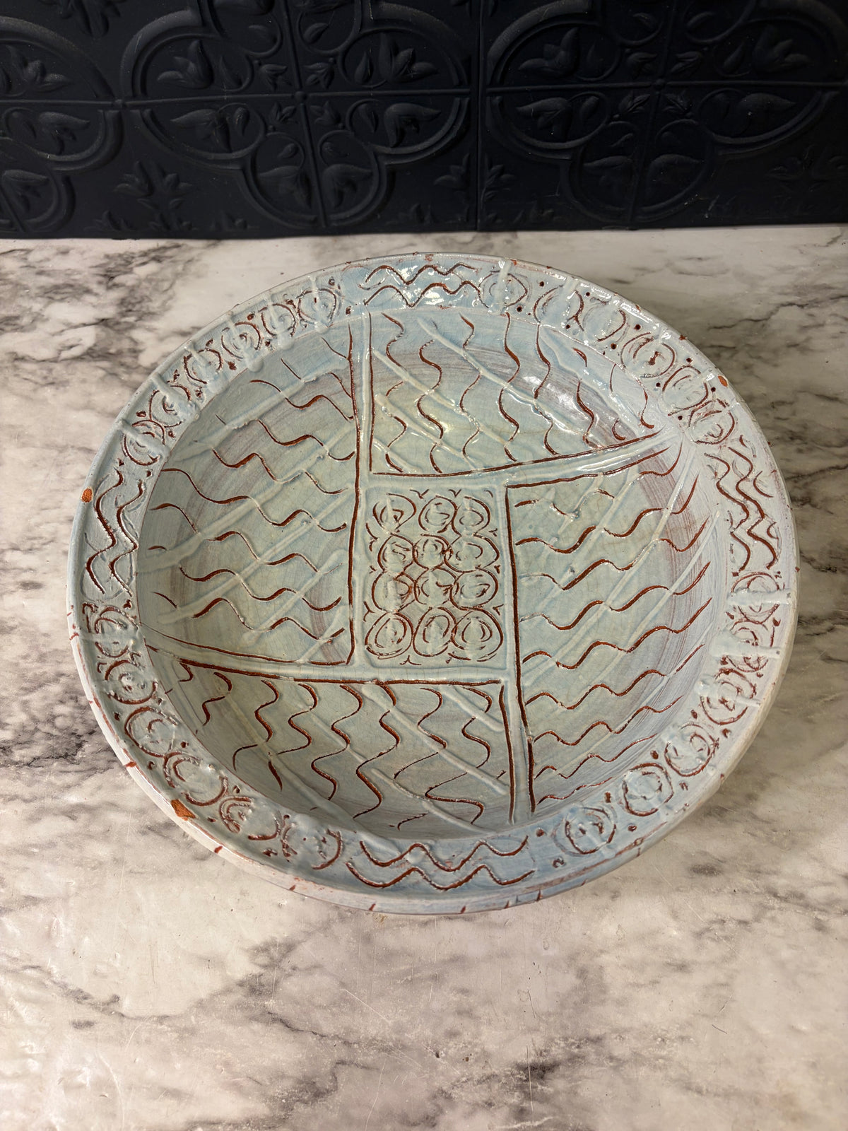 Studio Pottery with Square design