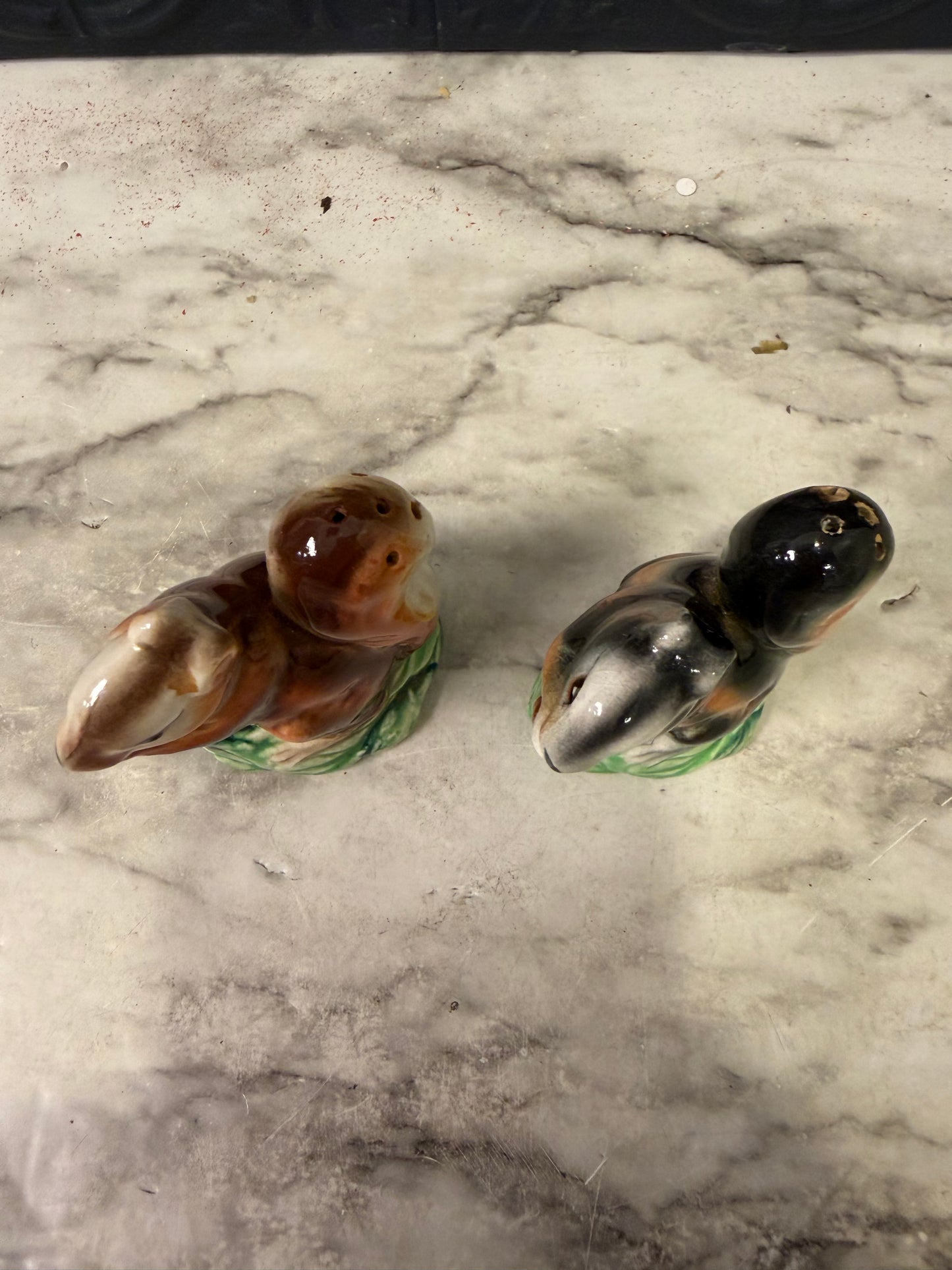 Vintage Japanese Squirrel Salt and Pepper