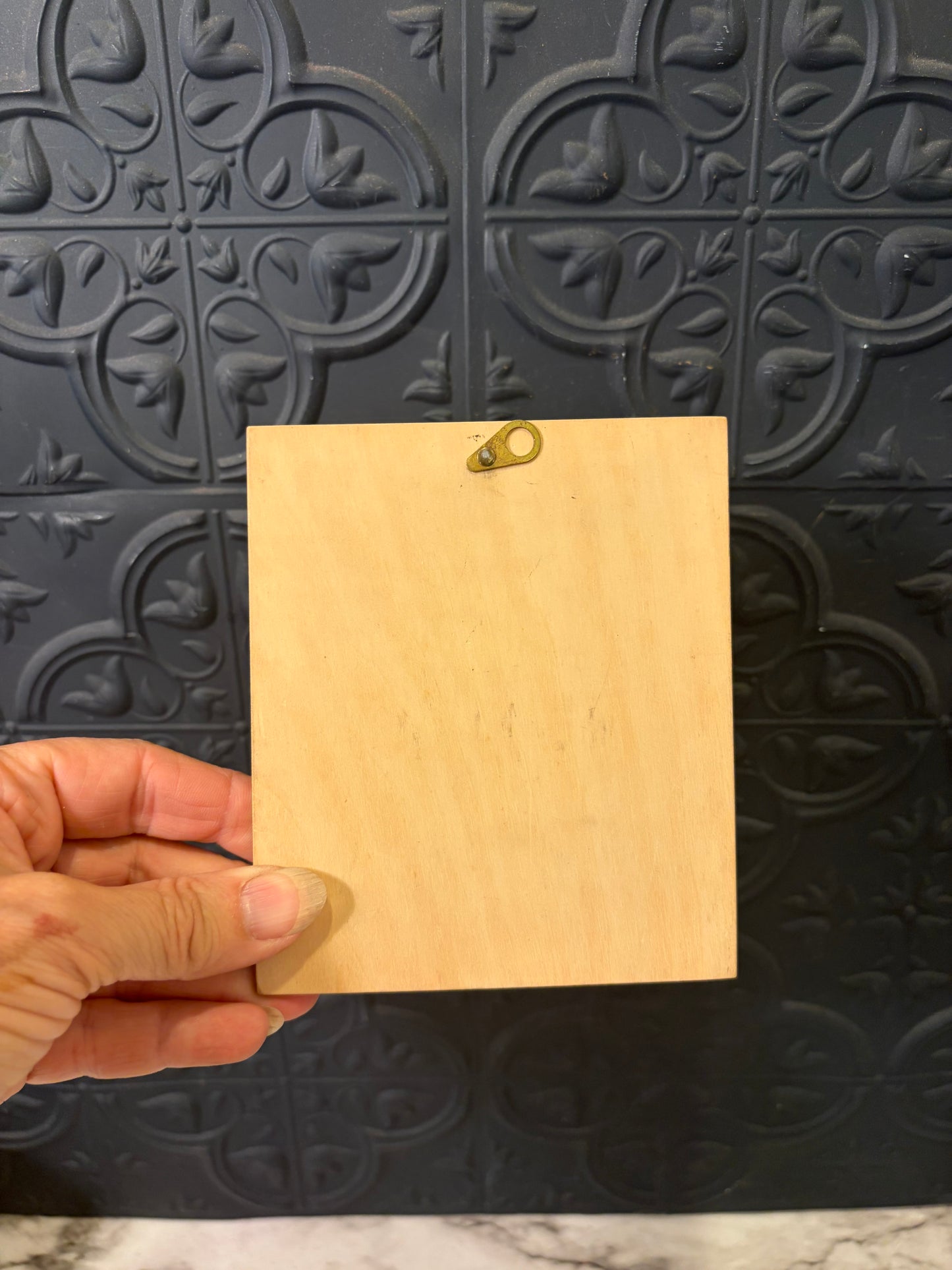 Laminated Floral with Black Border