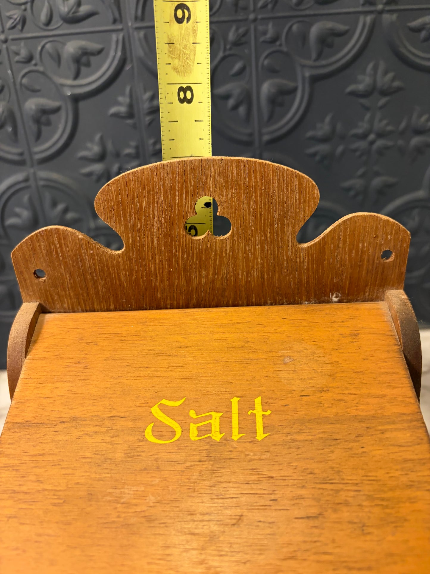 Currier and Ives Salt Canister
