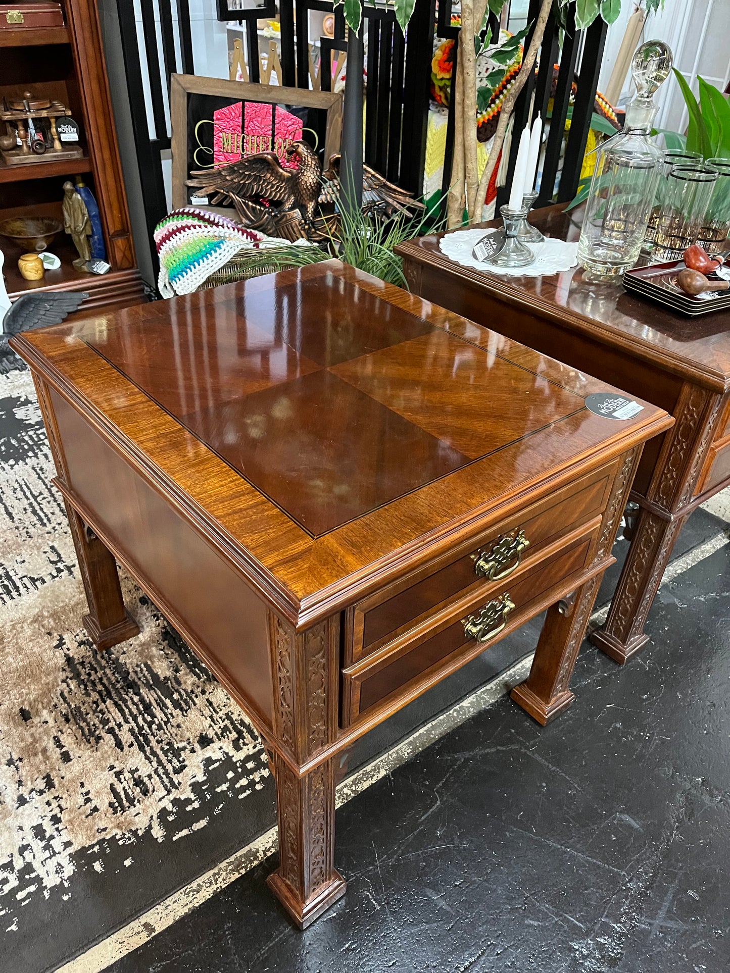 Universal Furniture Asian Inspired Side Table