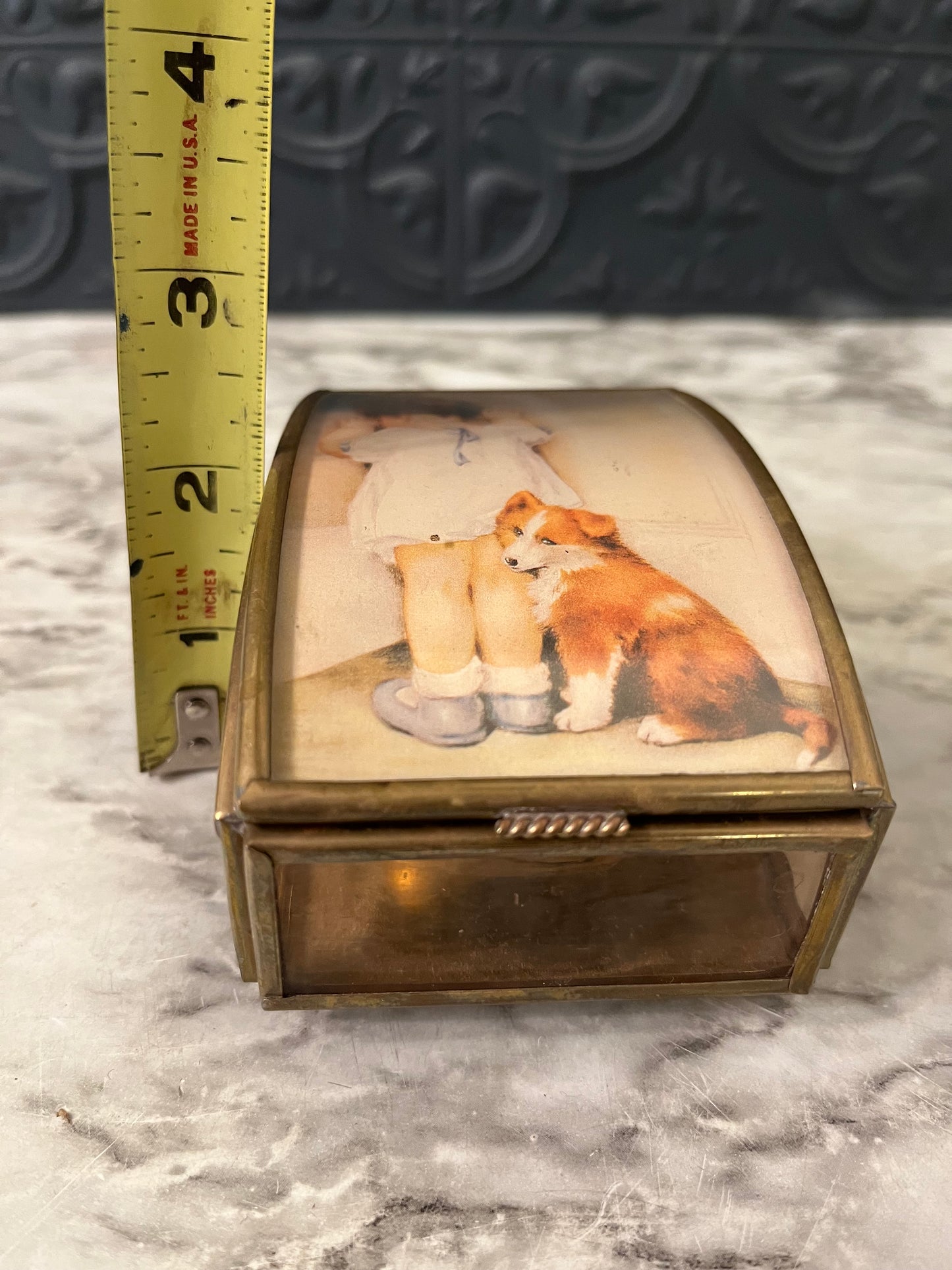 Vintage Bessie Pease Guffmann Music/trinket box