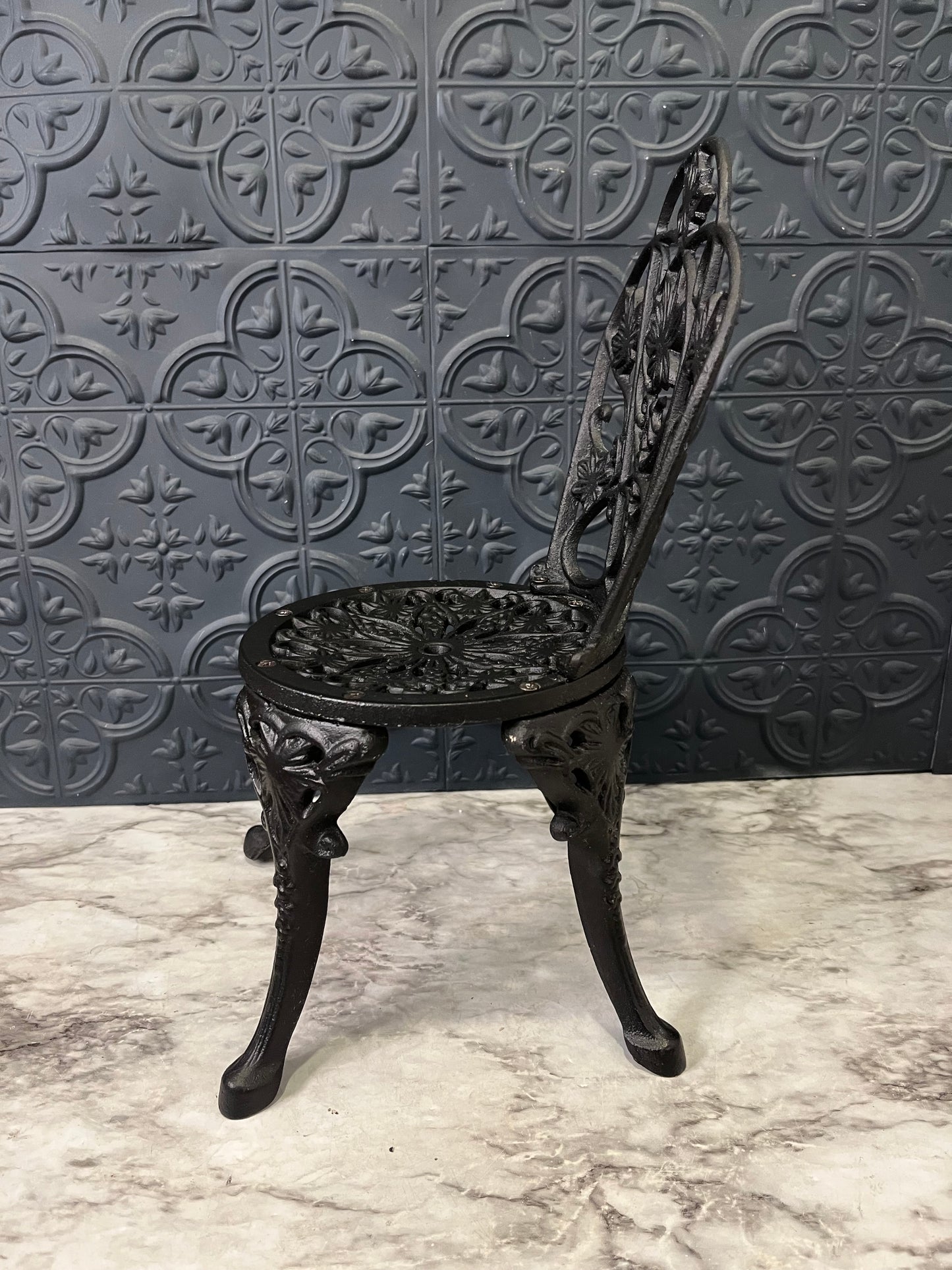 Small Cast Iron Bistro Chair