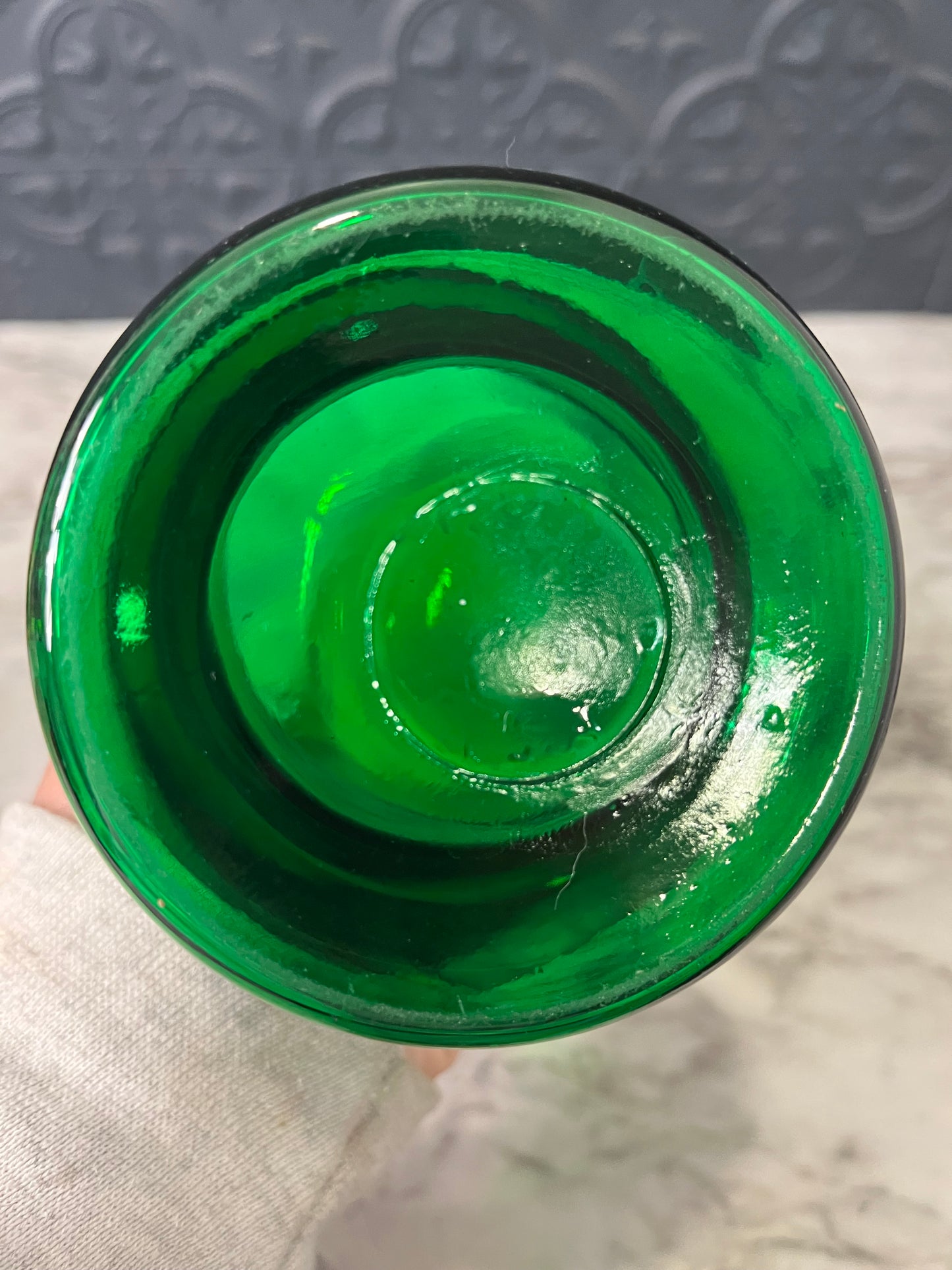 Napco Emeral Green Glass Vase