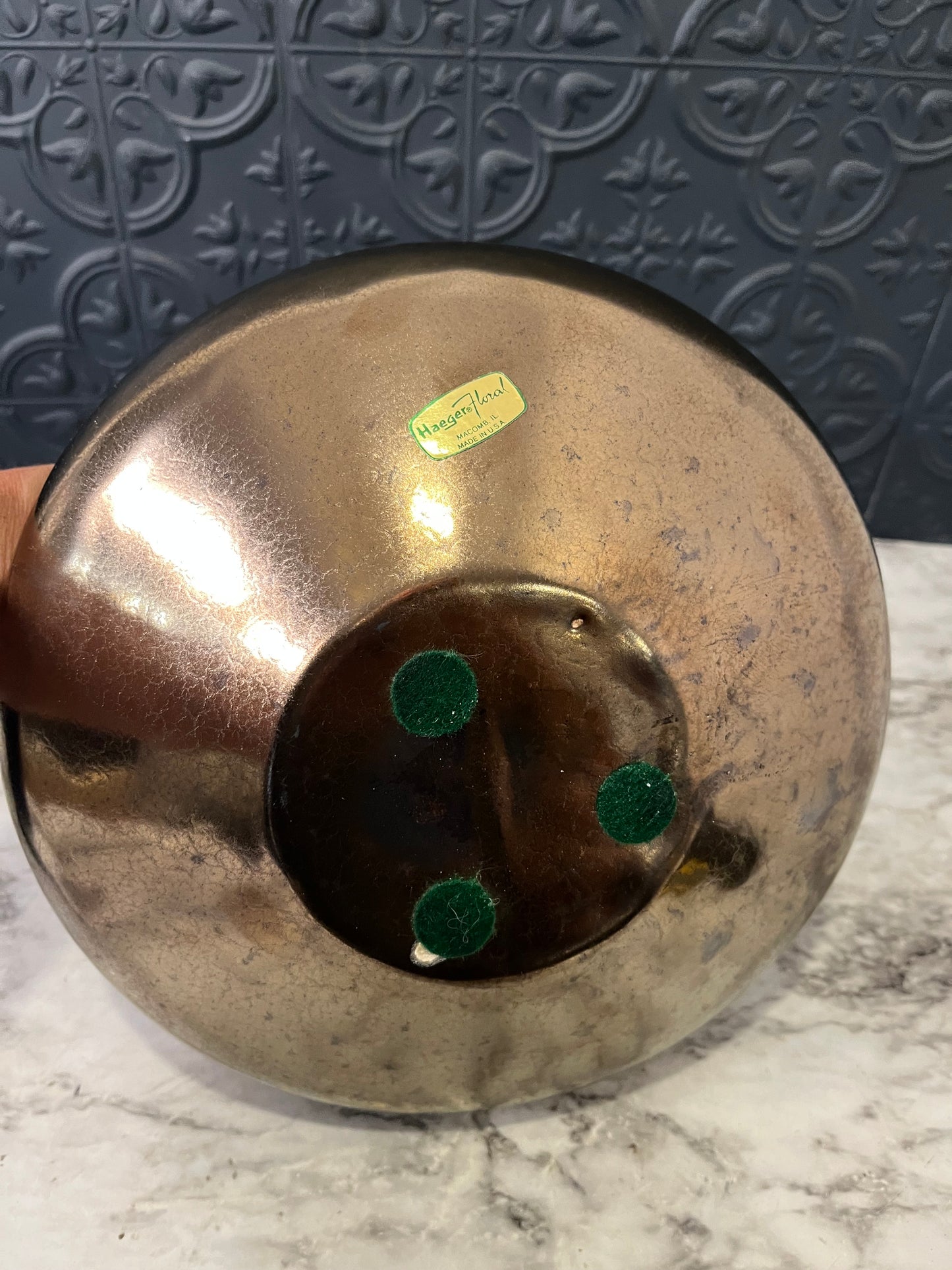 Hagear Bronze Round Vase