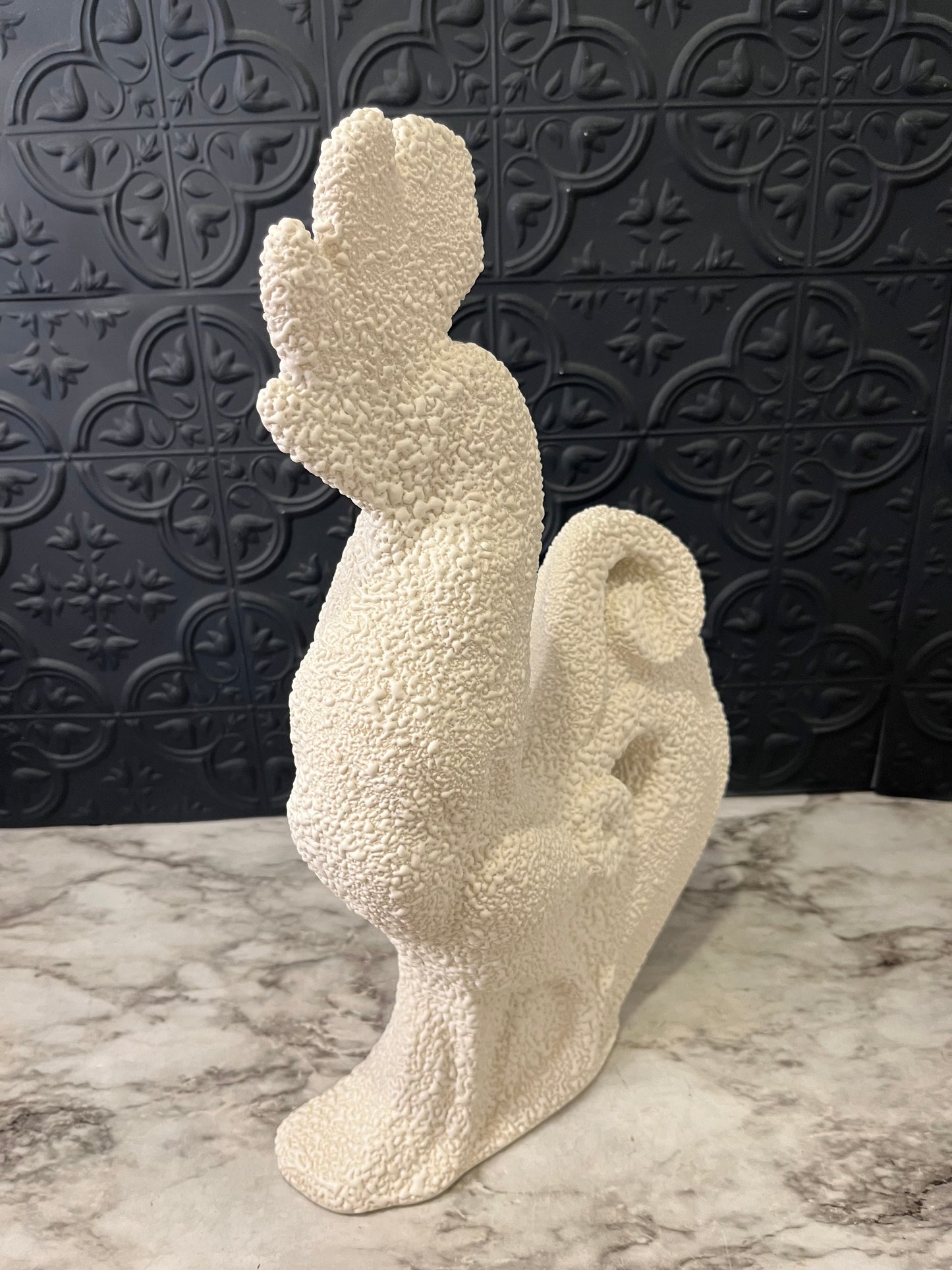 White Textured Rooster