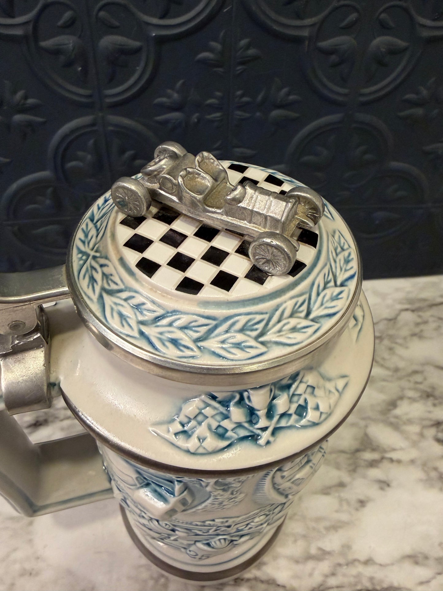 Avon Racing Car Stein