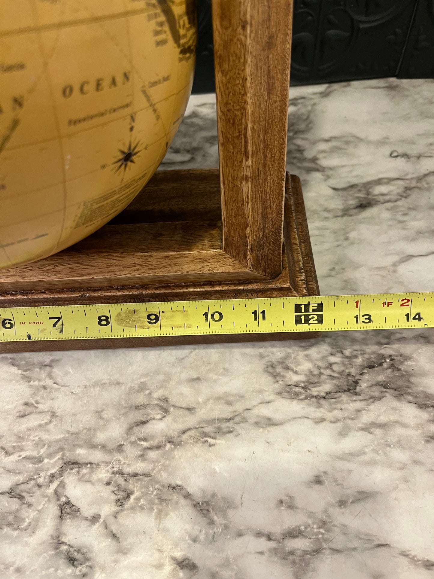 Wooden Framed Globe