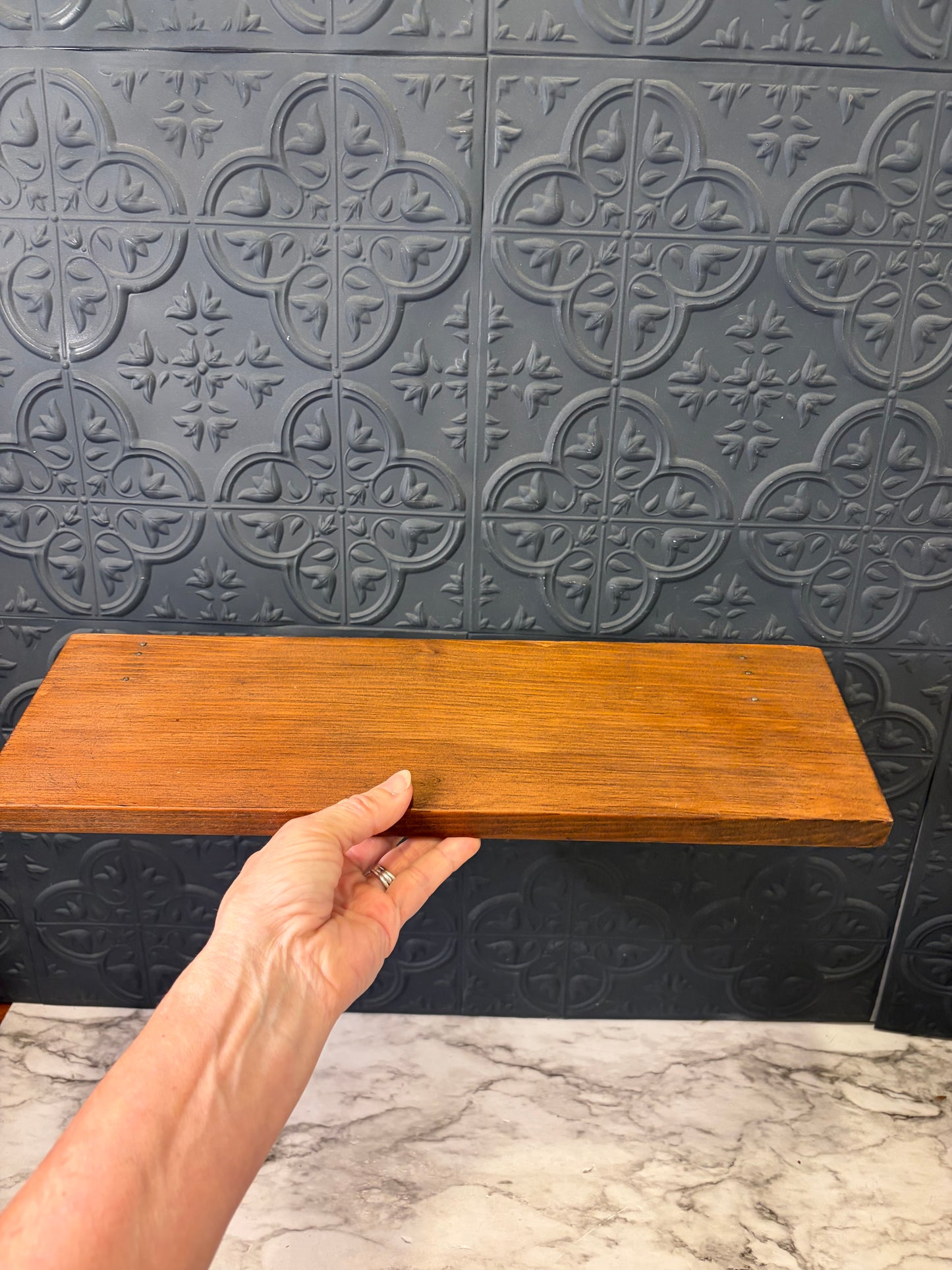 16" Handmade Wood Shelf