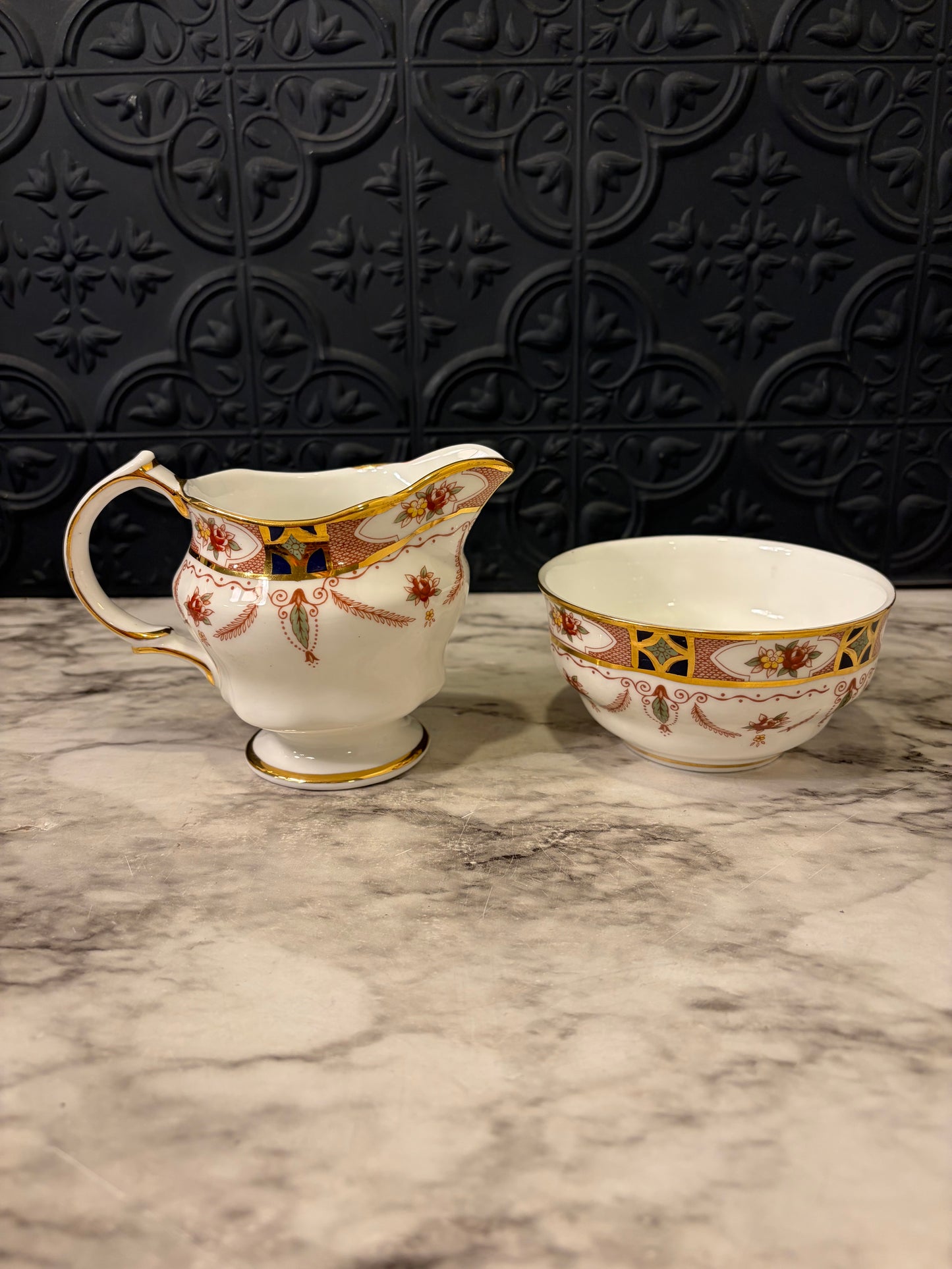Arklow Irish Bone China Sugar and Creamer