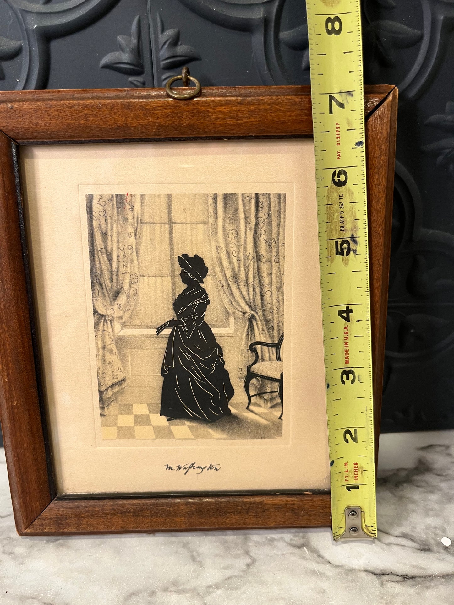 M. Washington by Window