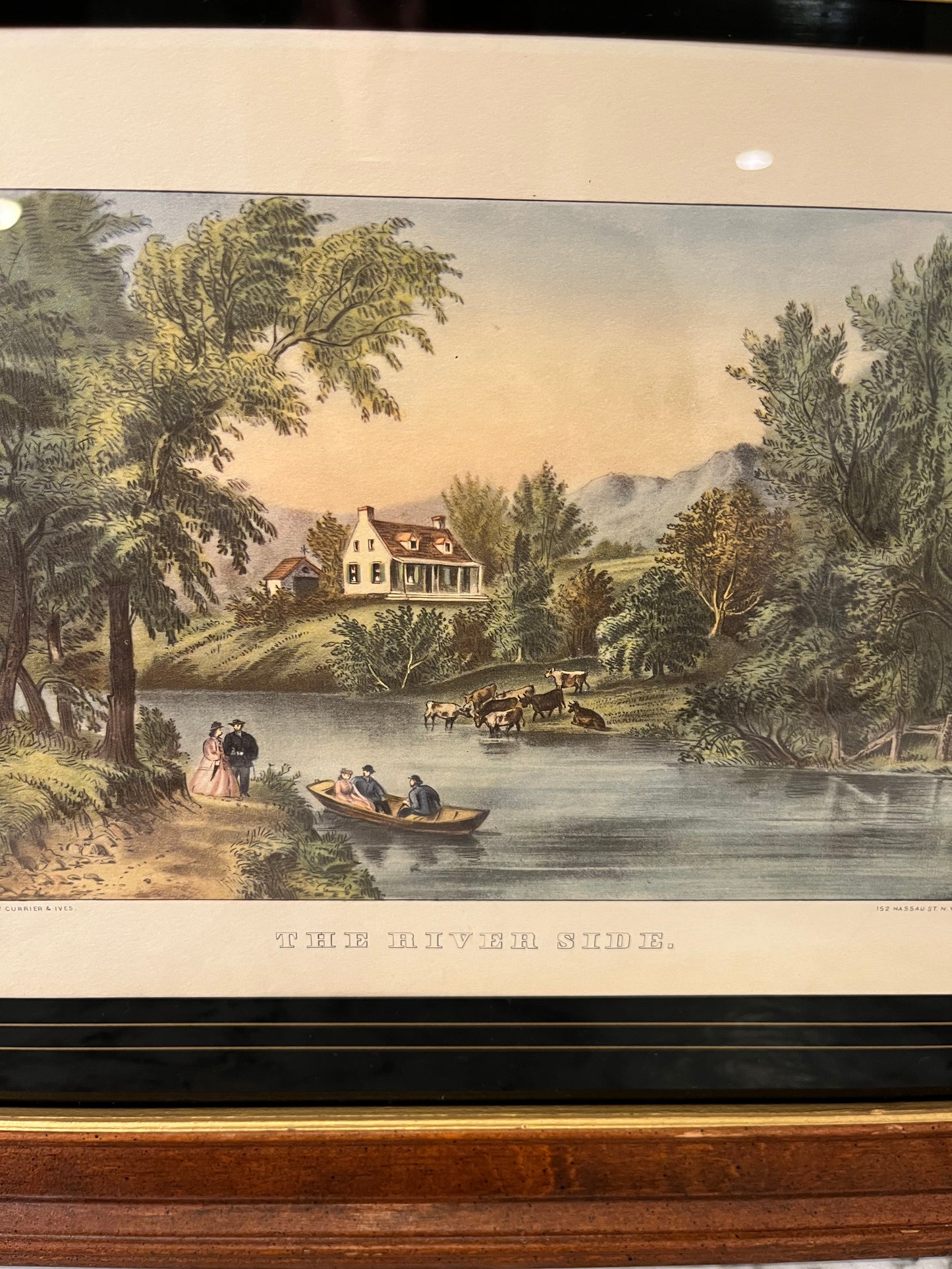 The Riverside Print Framed