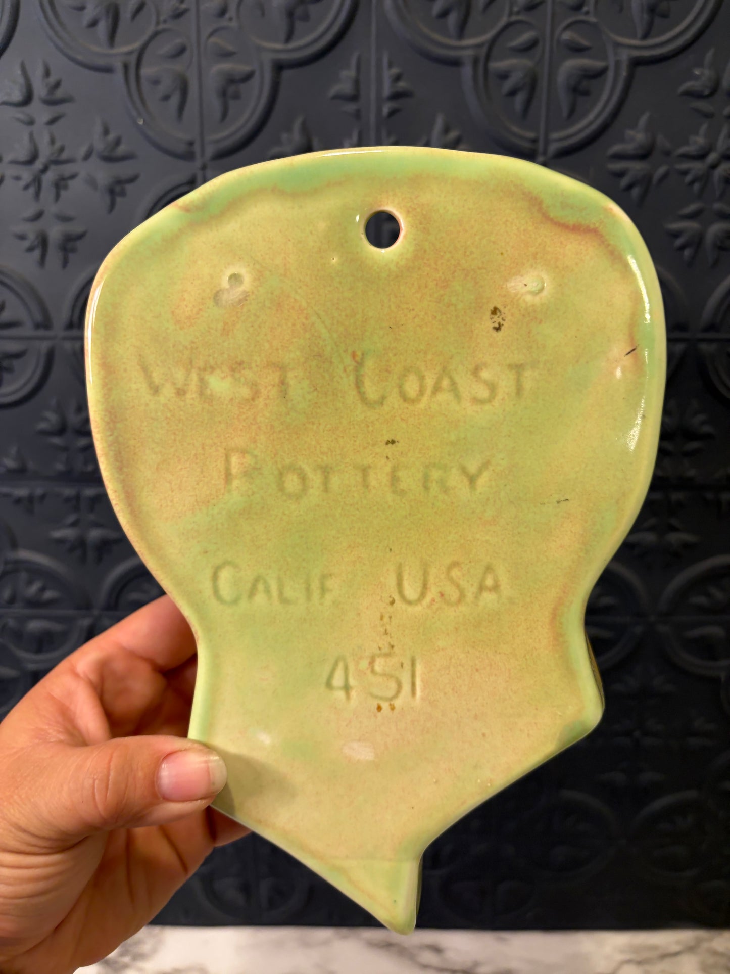 West Coast Ceramic Bow Wall Planter