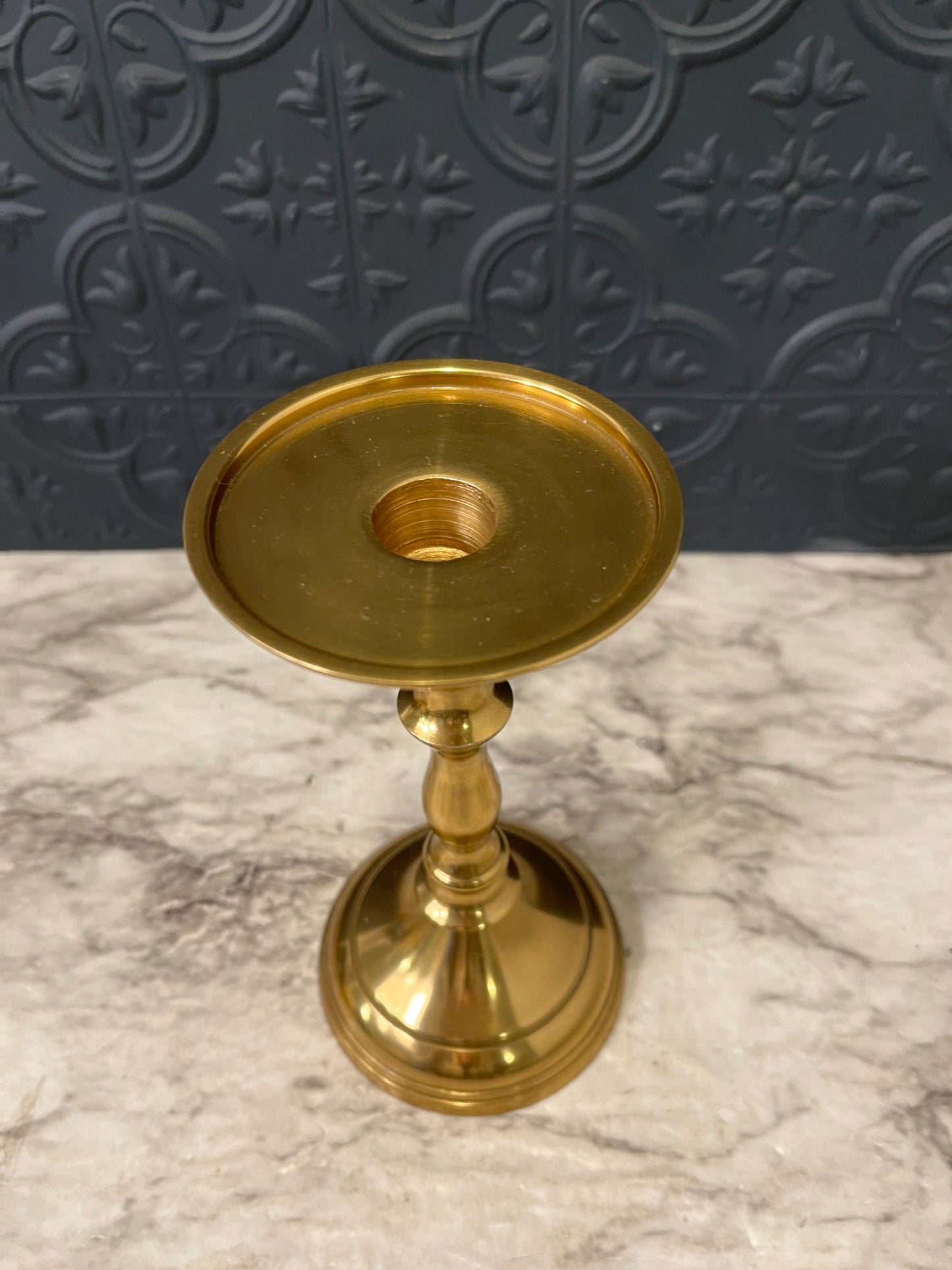 Brass Pillar/candle holder