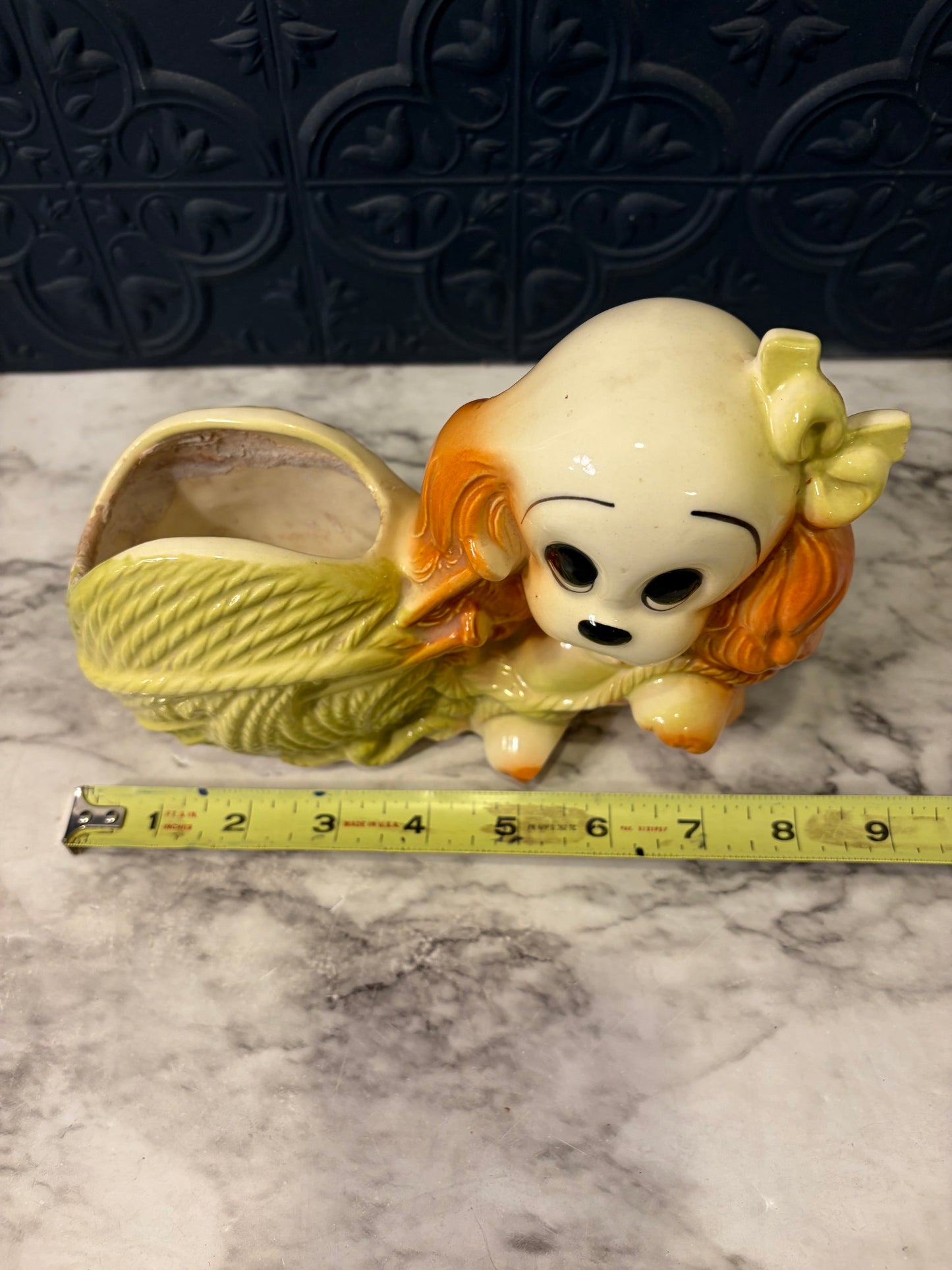 Hull Pottery Cocker Spaniel Planter AS IS