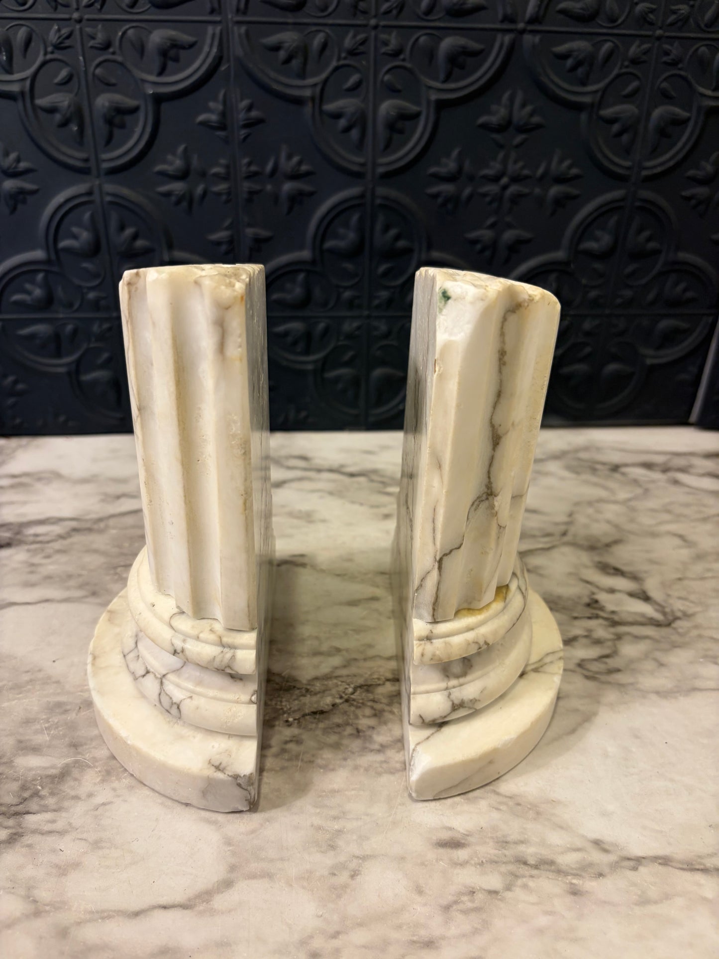 Marble Stone Stone Pillar Bookends