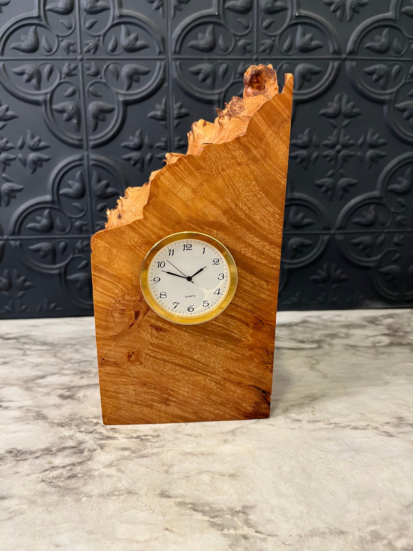 Burlwood Clock