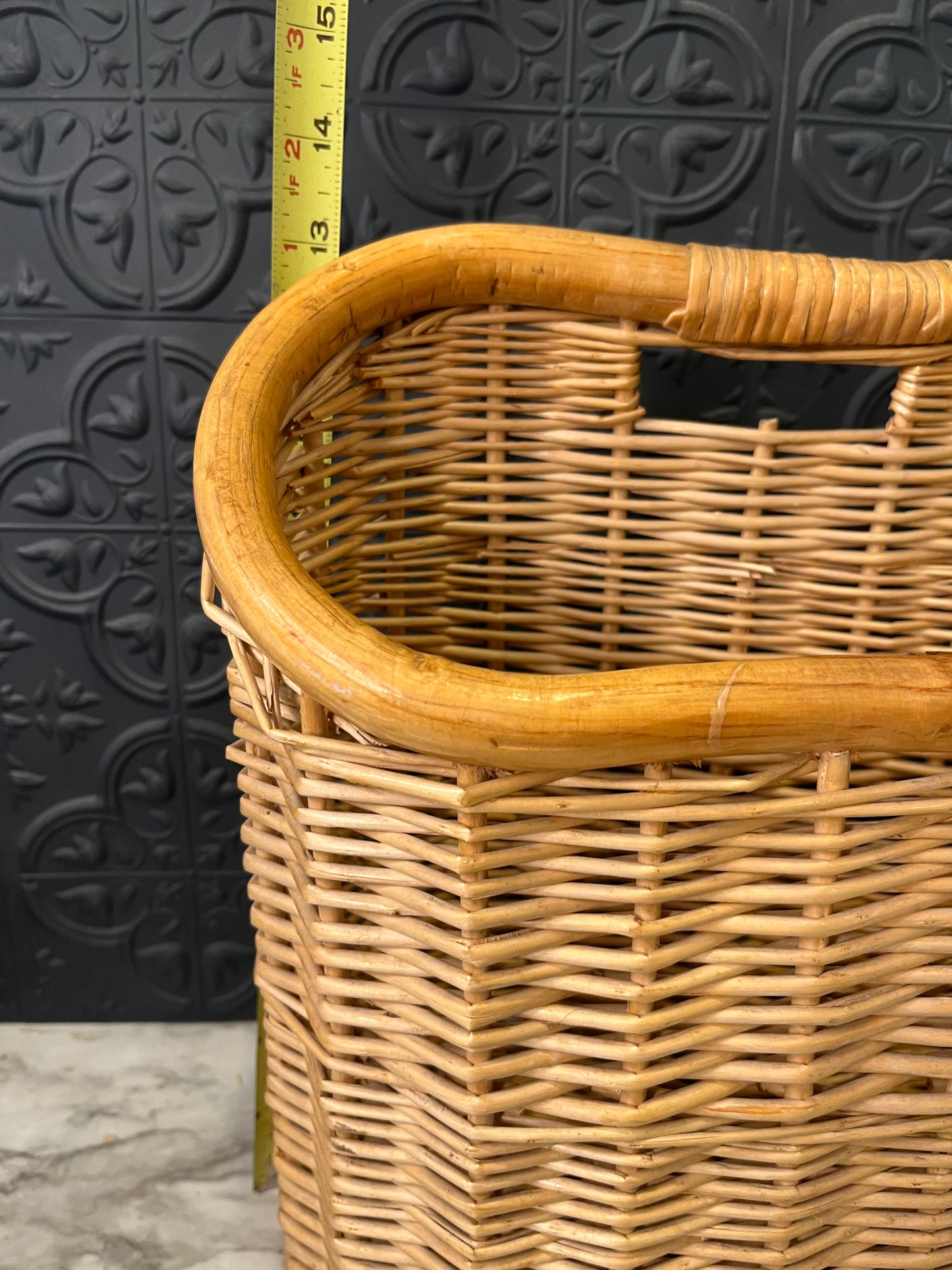 Bamboo Basket with Handle