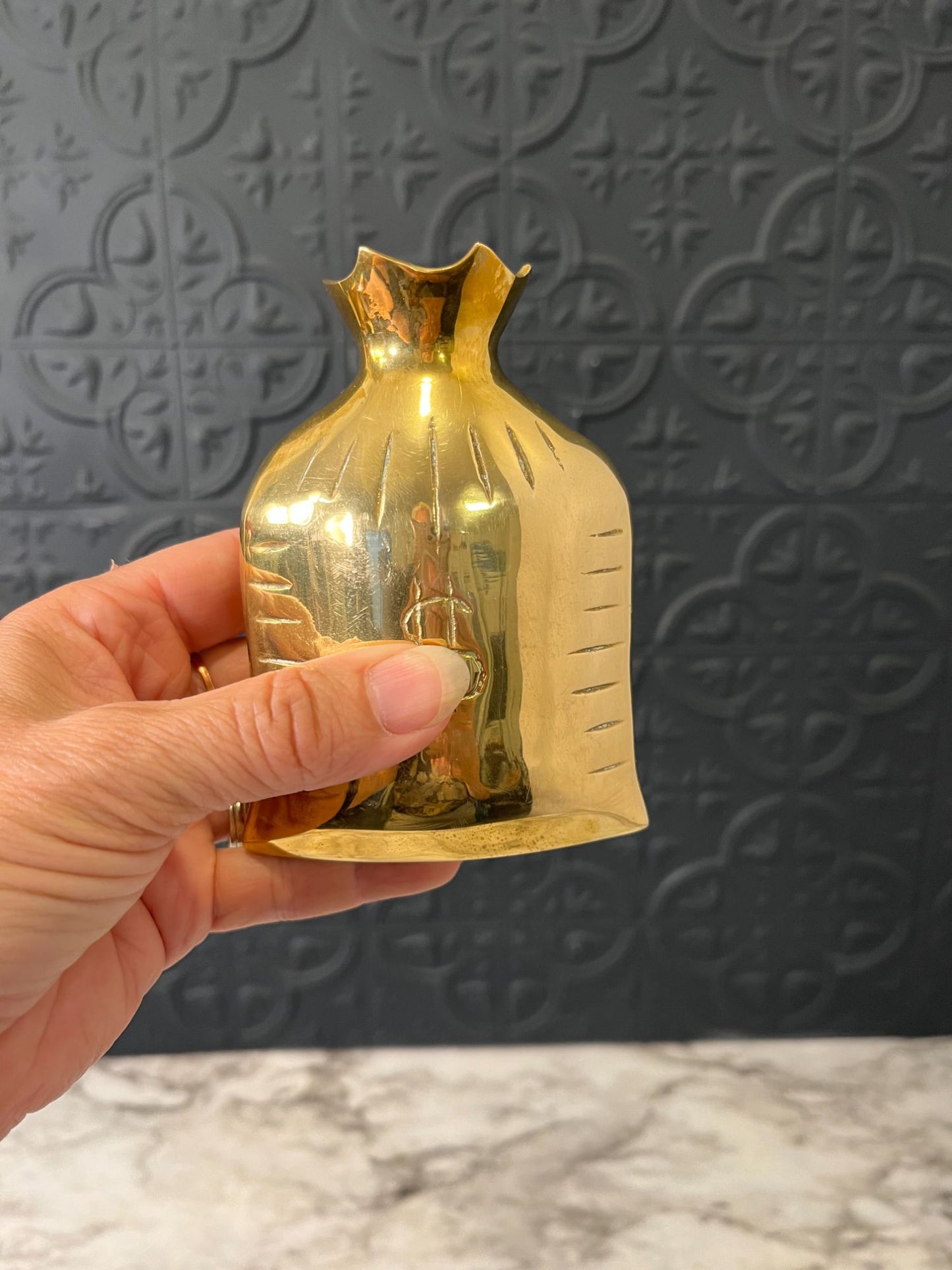 Brass Money Bag