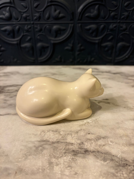 UK hand Cast Cream Cat
